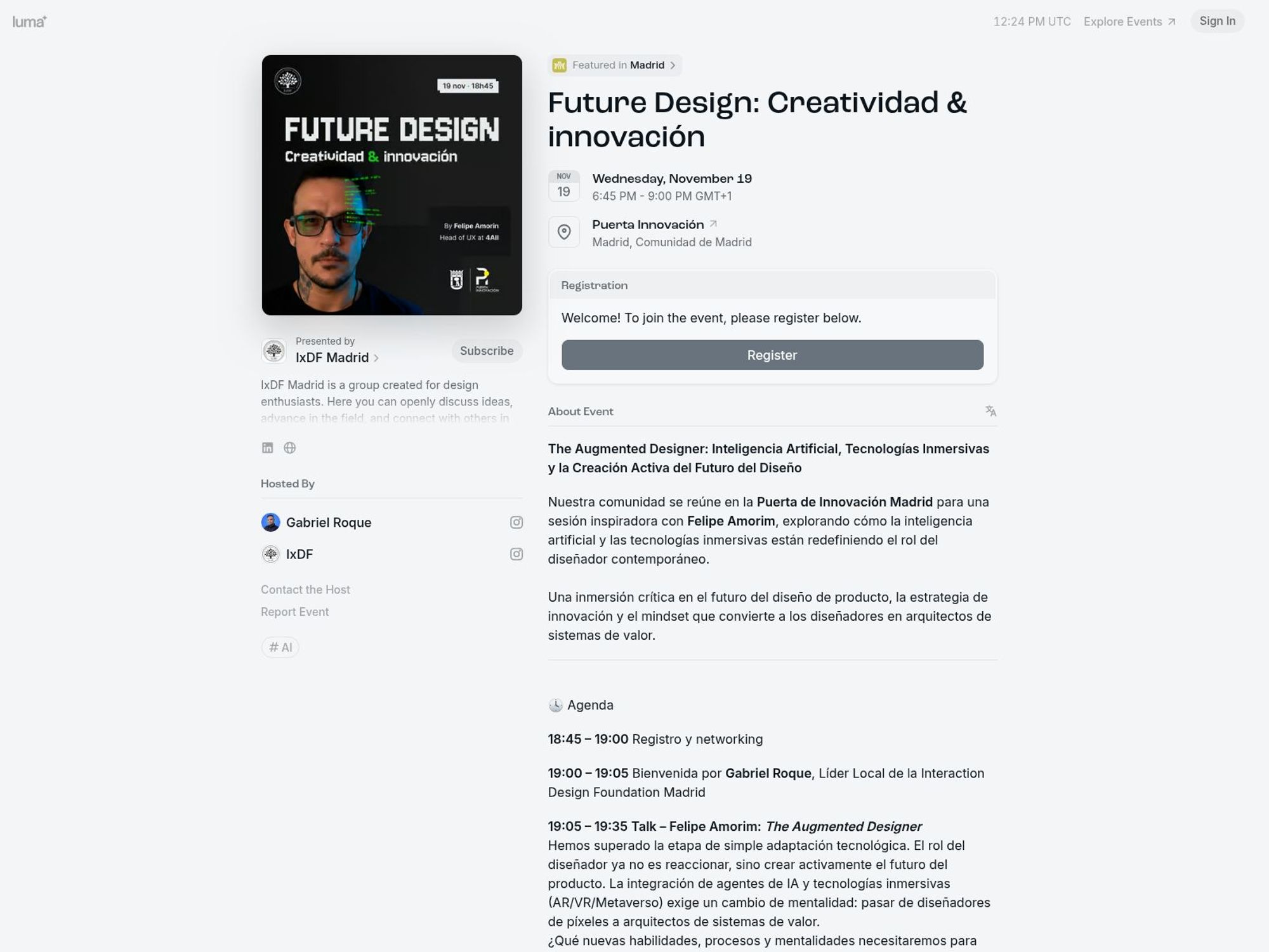 Future Design Creatividad & innovación website