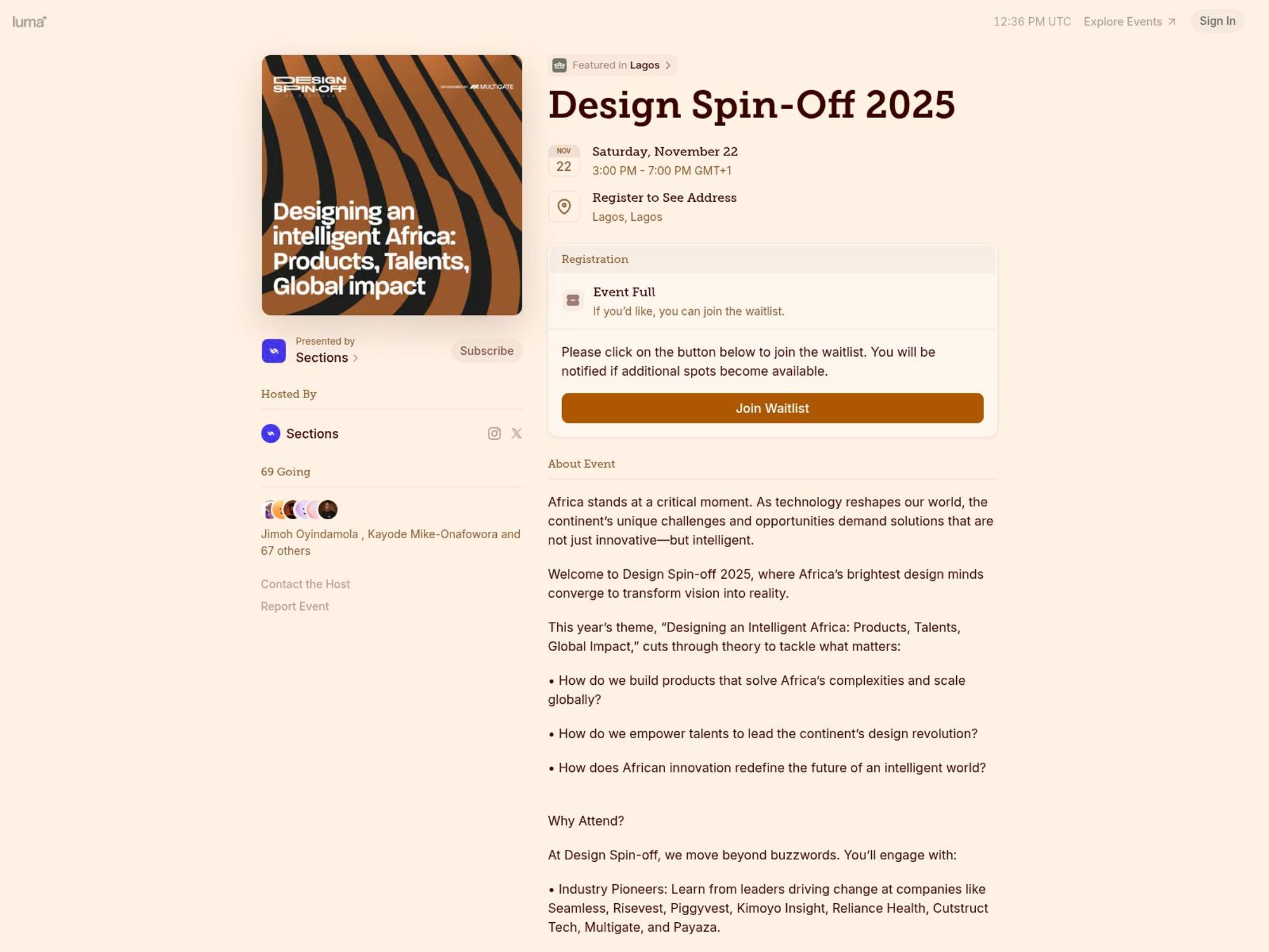 Design Spin-Off 2025 website