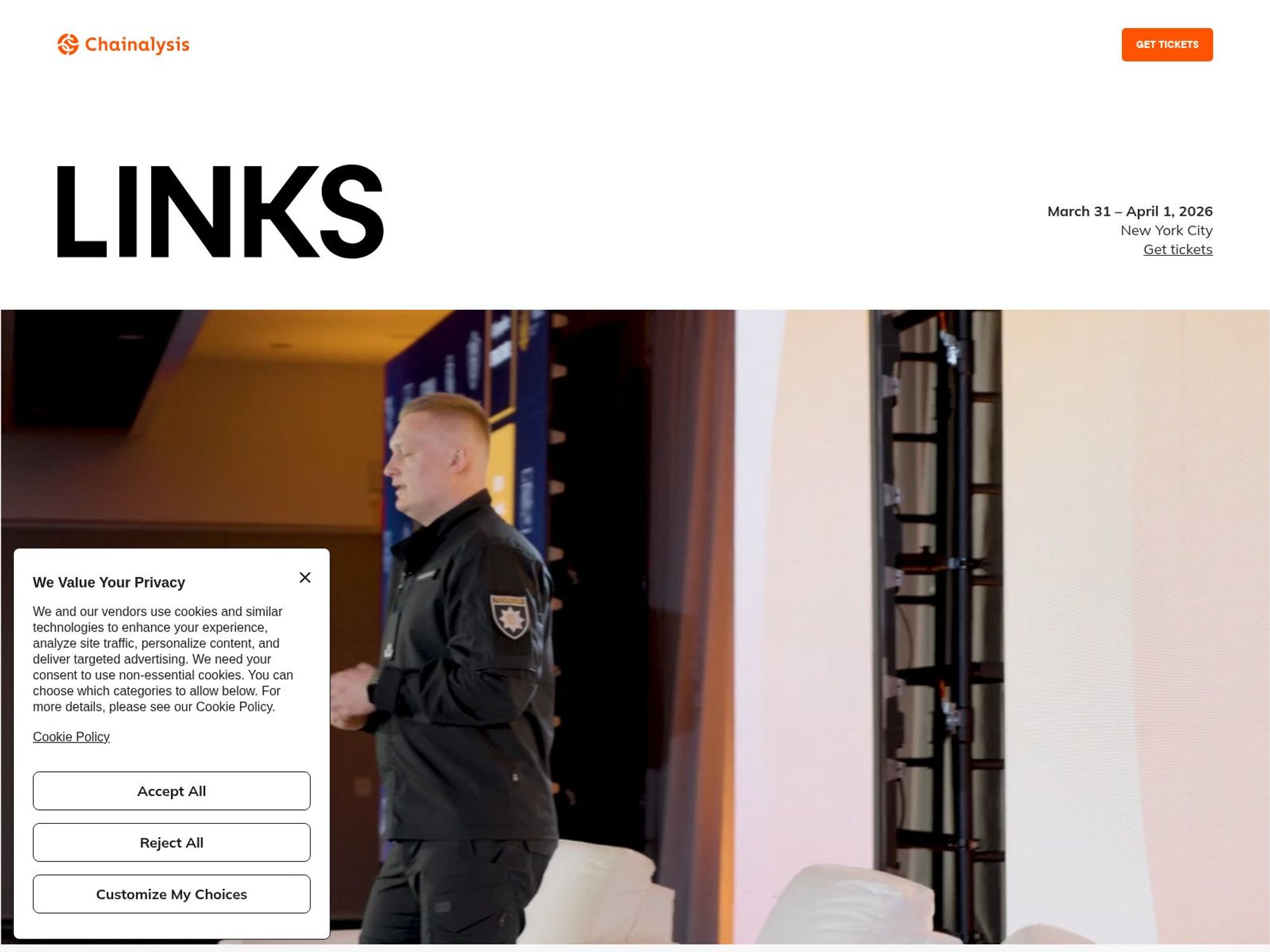 Chainalysis Links 2026 website