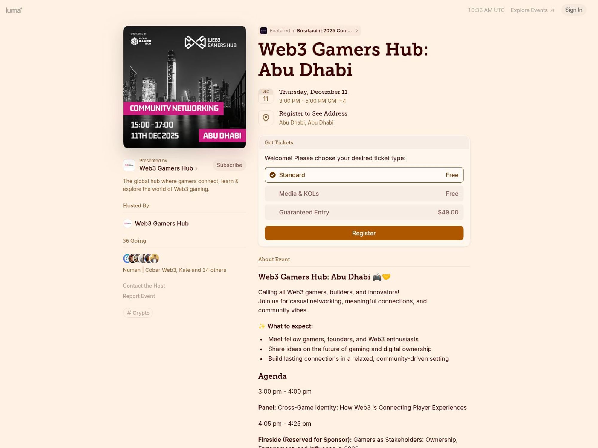 Web3 Gamers Hub website
