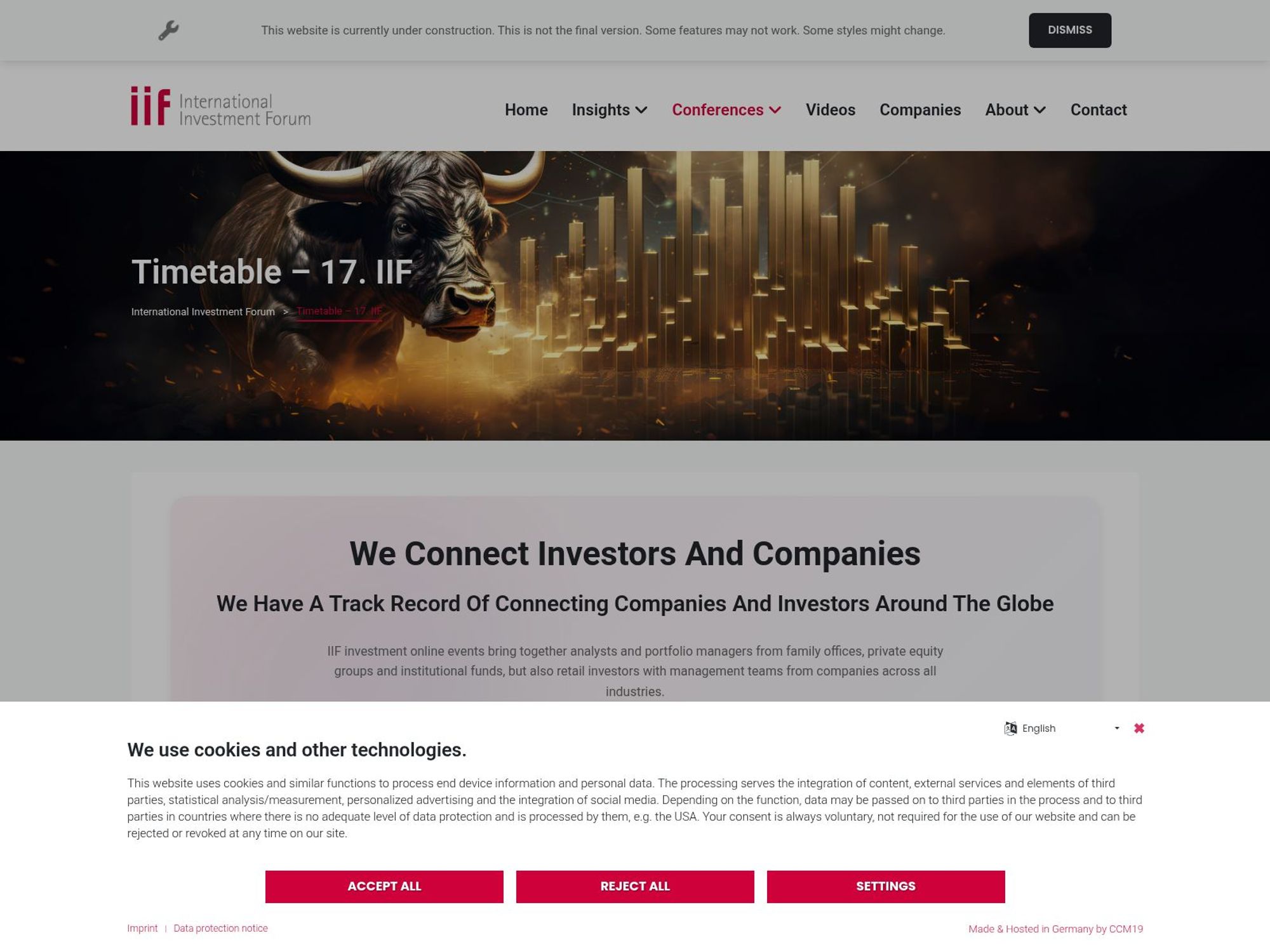 17. IIF - International Investment Forum 2025 website