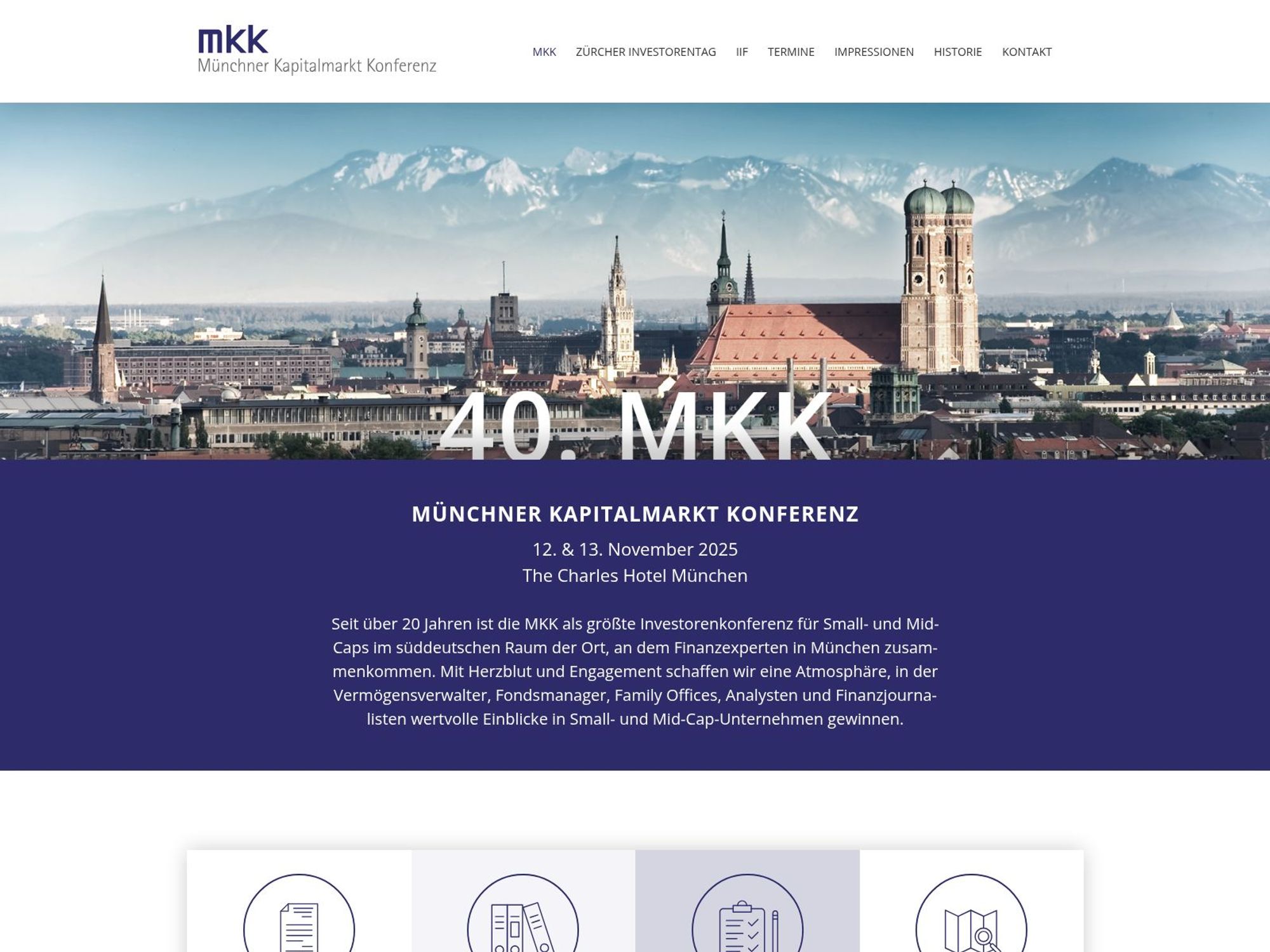 40. Münch­ner Ka­pi­tal­markt Kon­fe­renz screenshot