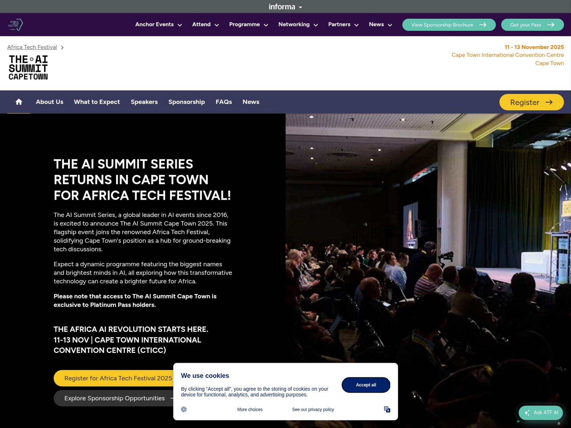The AI Summit Cape Town 2025 screenshot