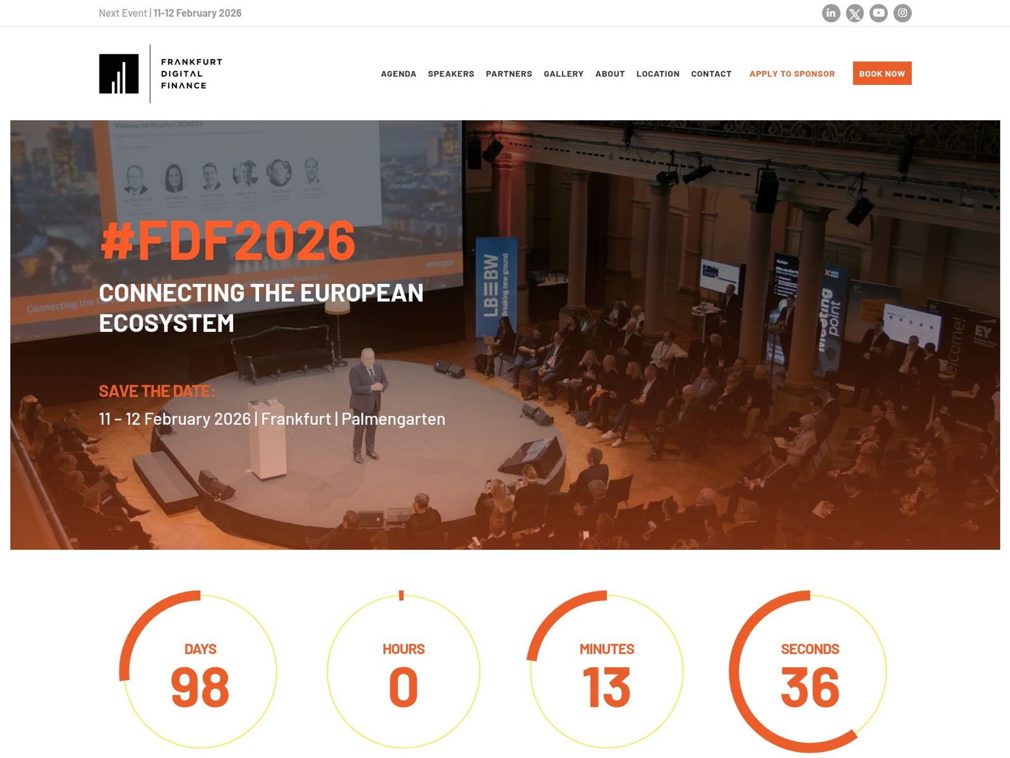 FRANKFURT DIGITAL FINANCE & EuropeanFintechDay website