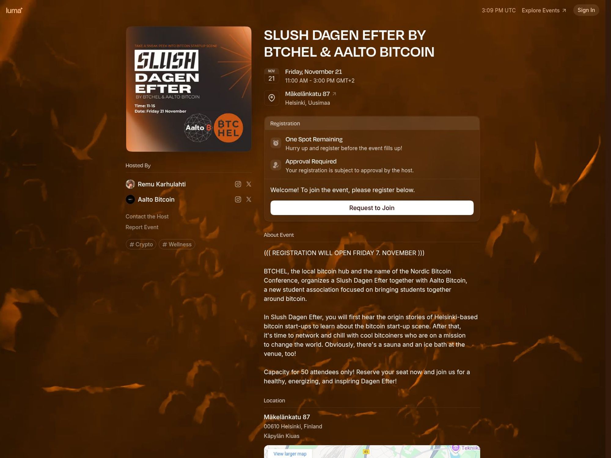 SLUSH DAGEN EFTER BY BTCHEL & AALTO BITCOIN website