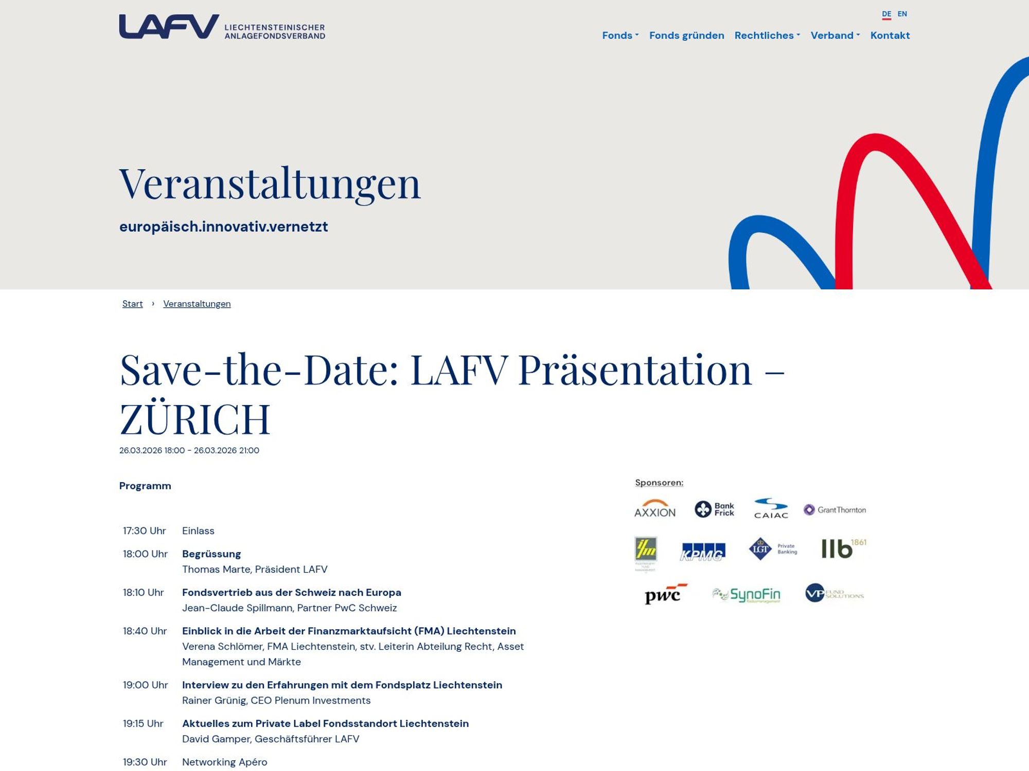 LAFV Präsentation Zürich website
