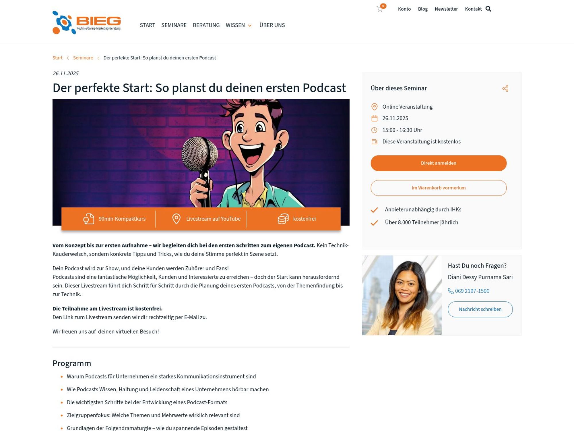 Der perfekte Start: So planst du deinen ersten Podcast website