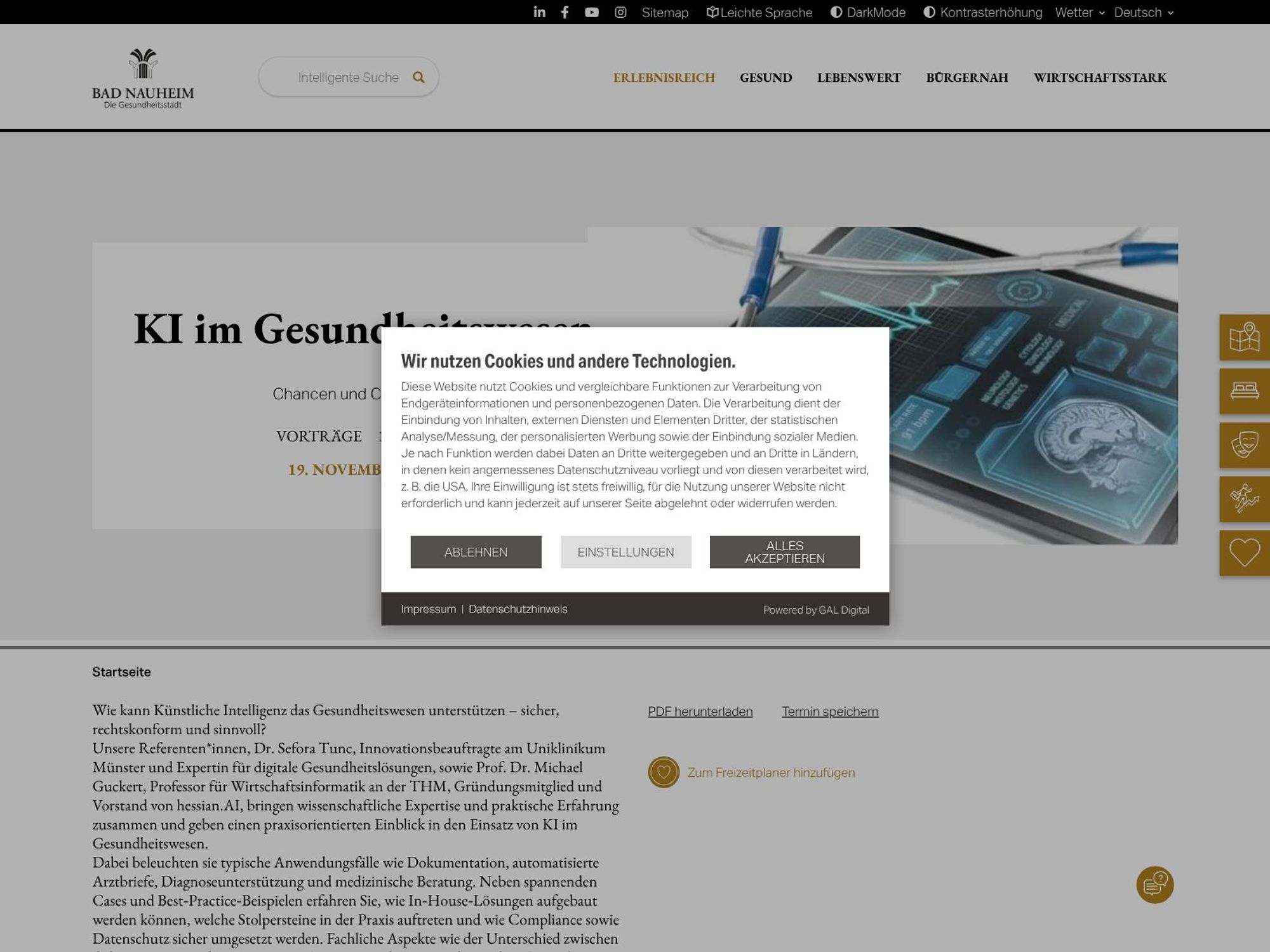 KI im Gesundheitswesen screenshot