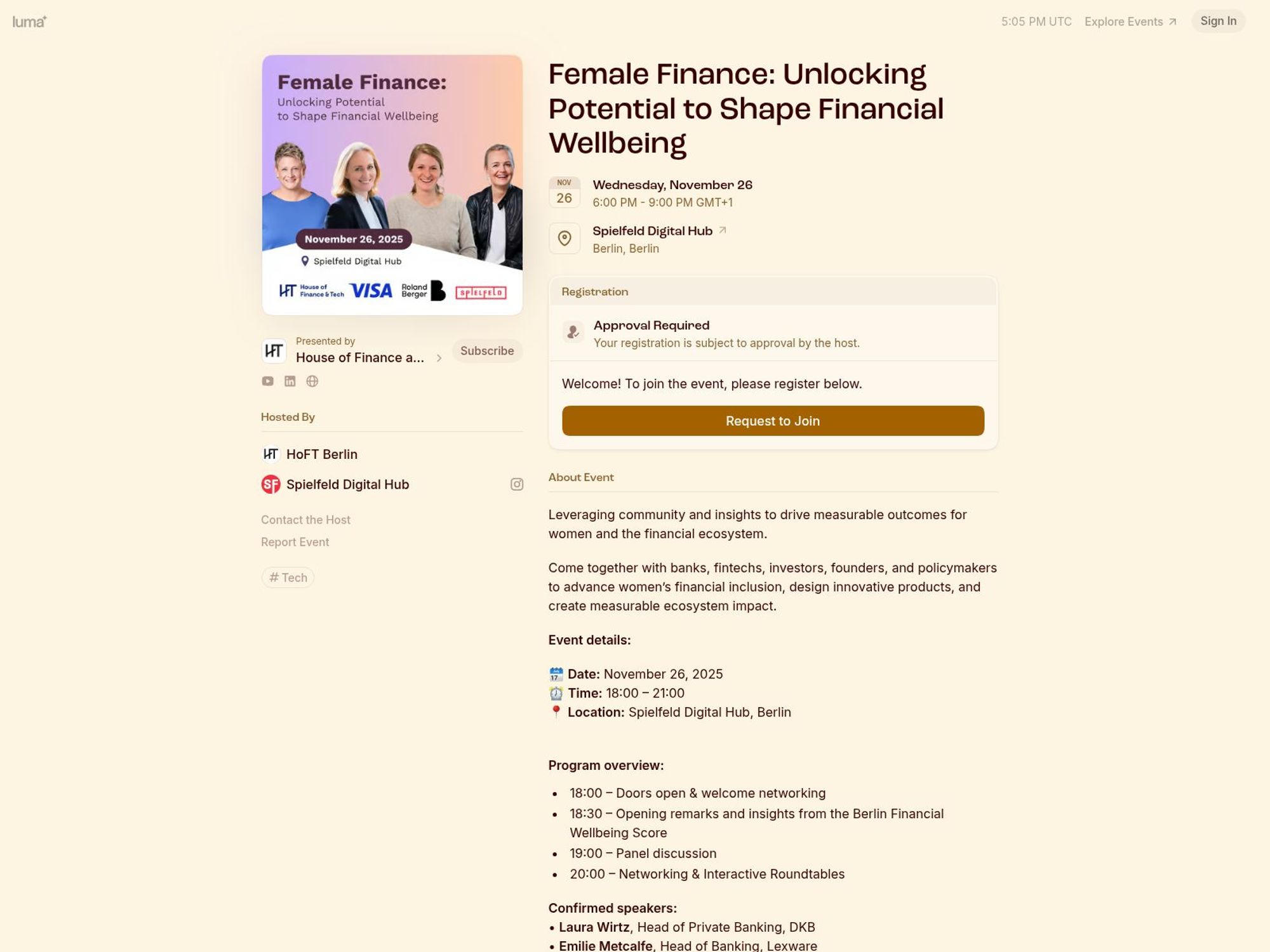 Female Finance: Unlocking Potential to Shape Financial Wellbeing website