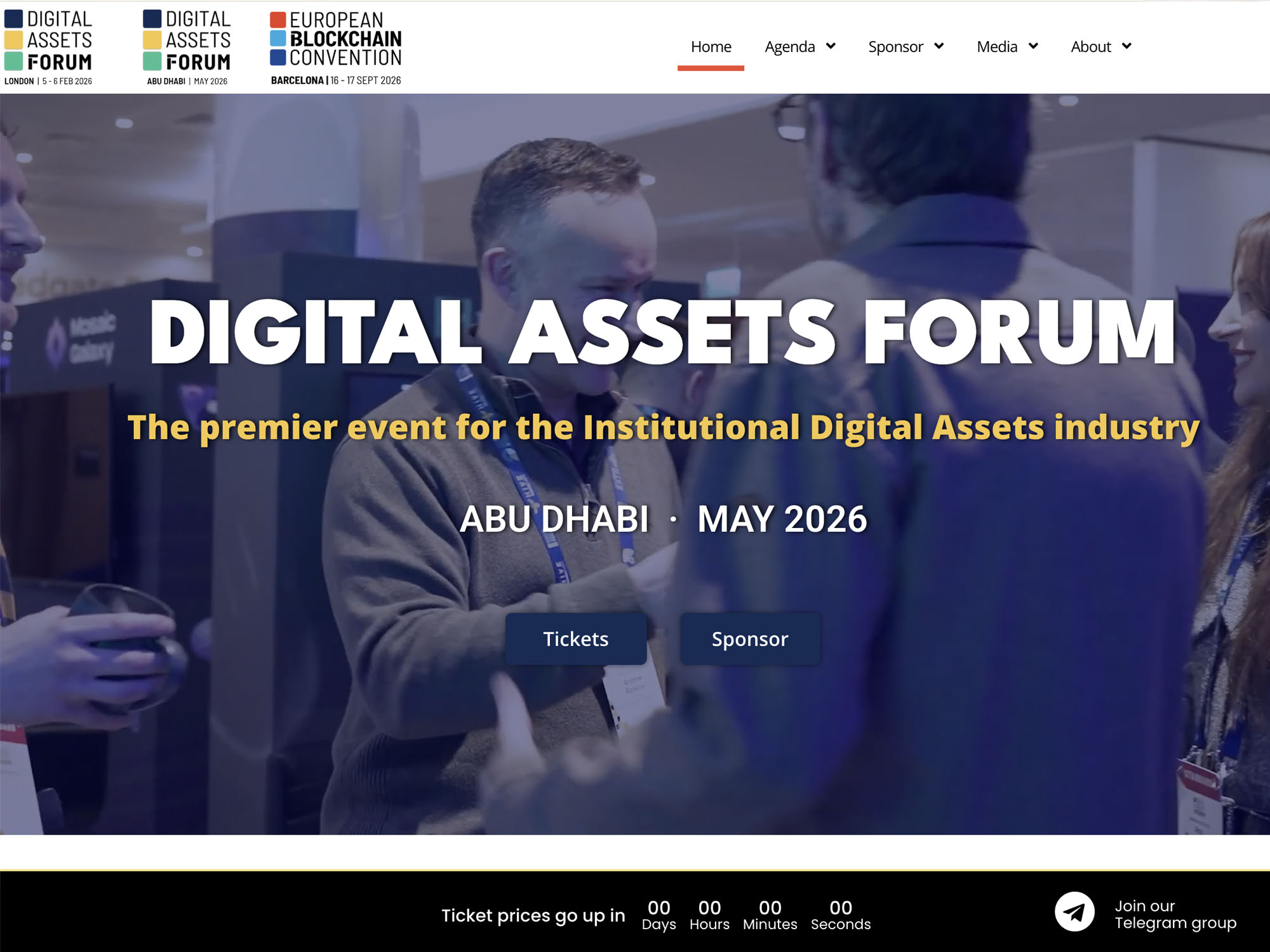 Digital Assets Forum Abu Dhabi 2026 screenshot