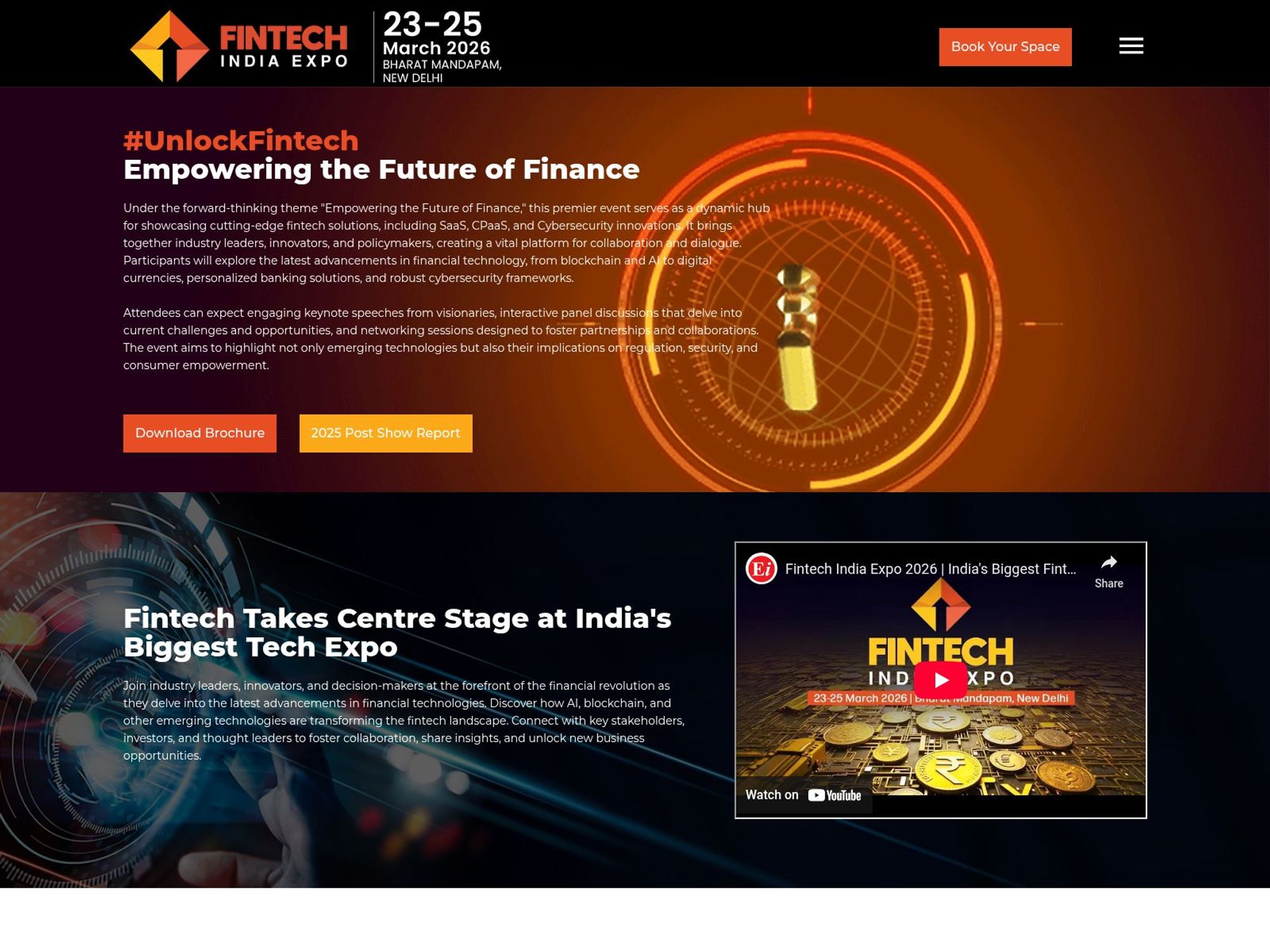 Fintech India Expo 2026 website