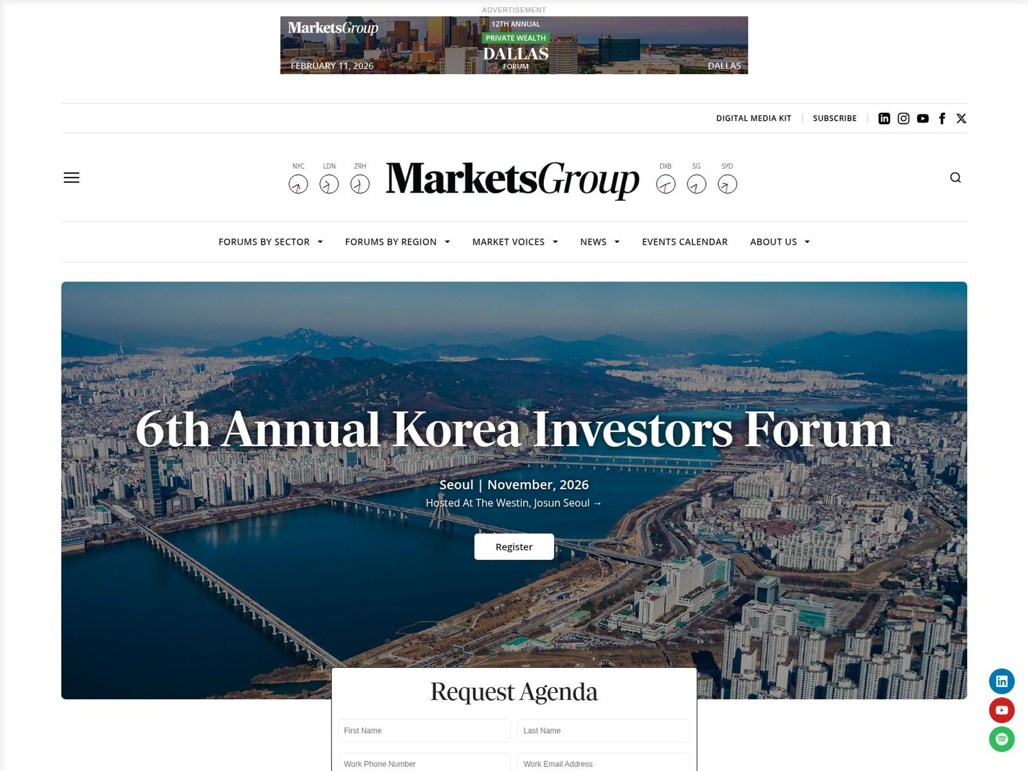 6th Annual Korea Investors Forum website