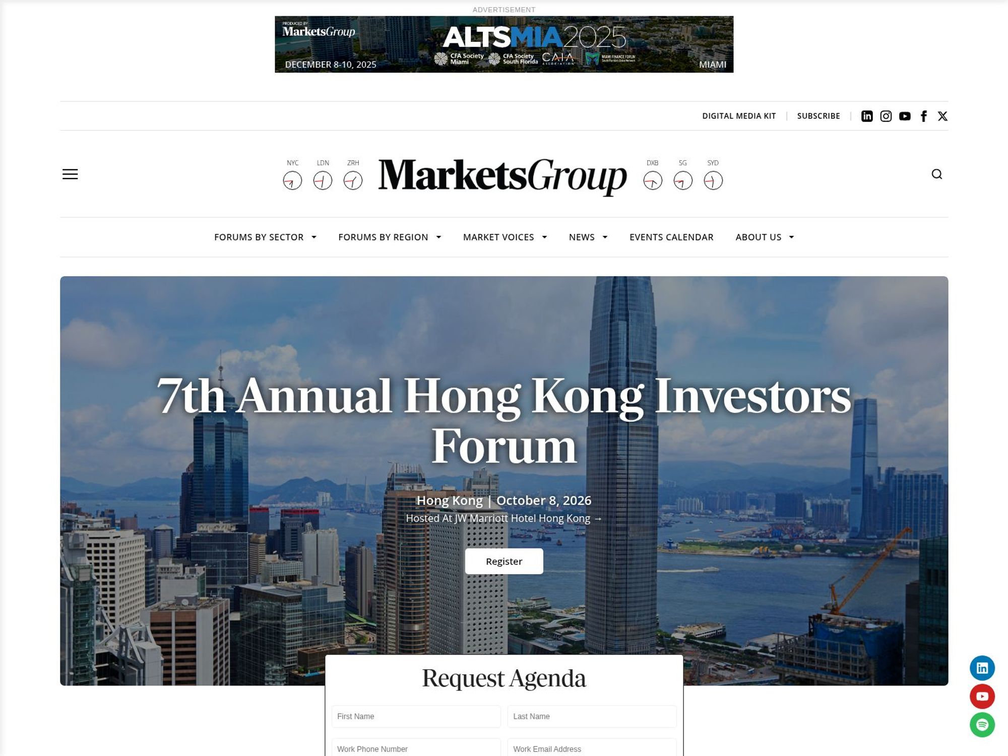 7th Annual Hong Kong Investors Forum website