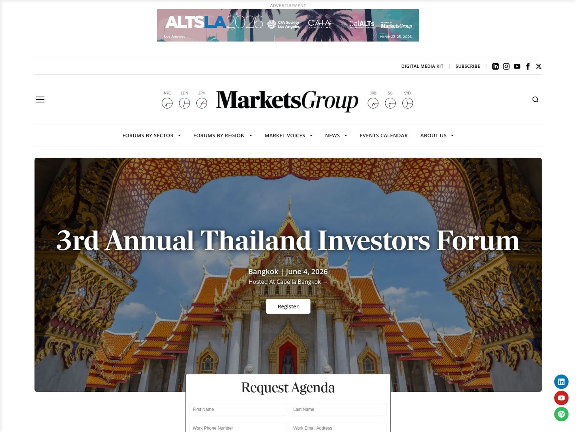 3rd Annual Thailand Investors Forum website