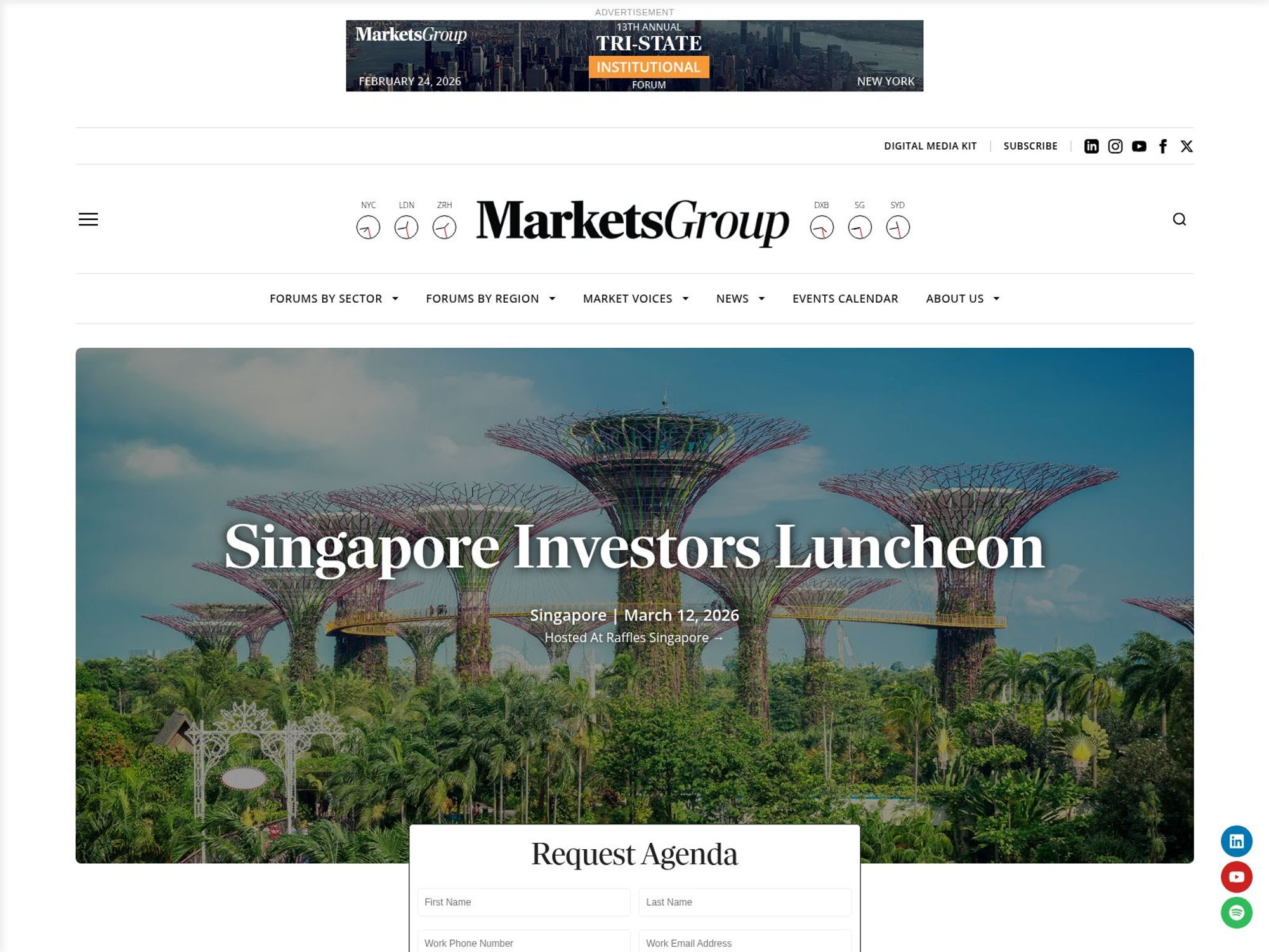 Singapore Investors Luncheon screenshot