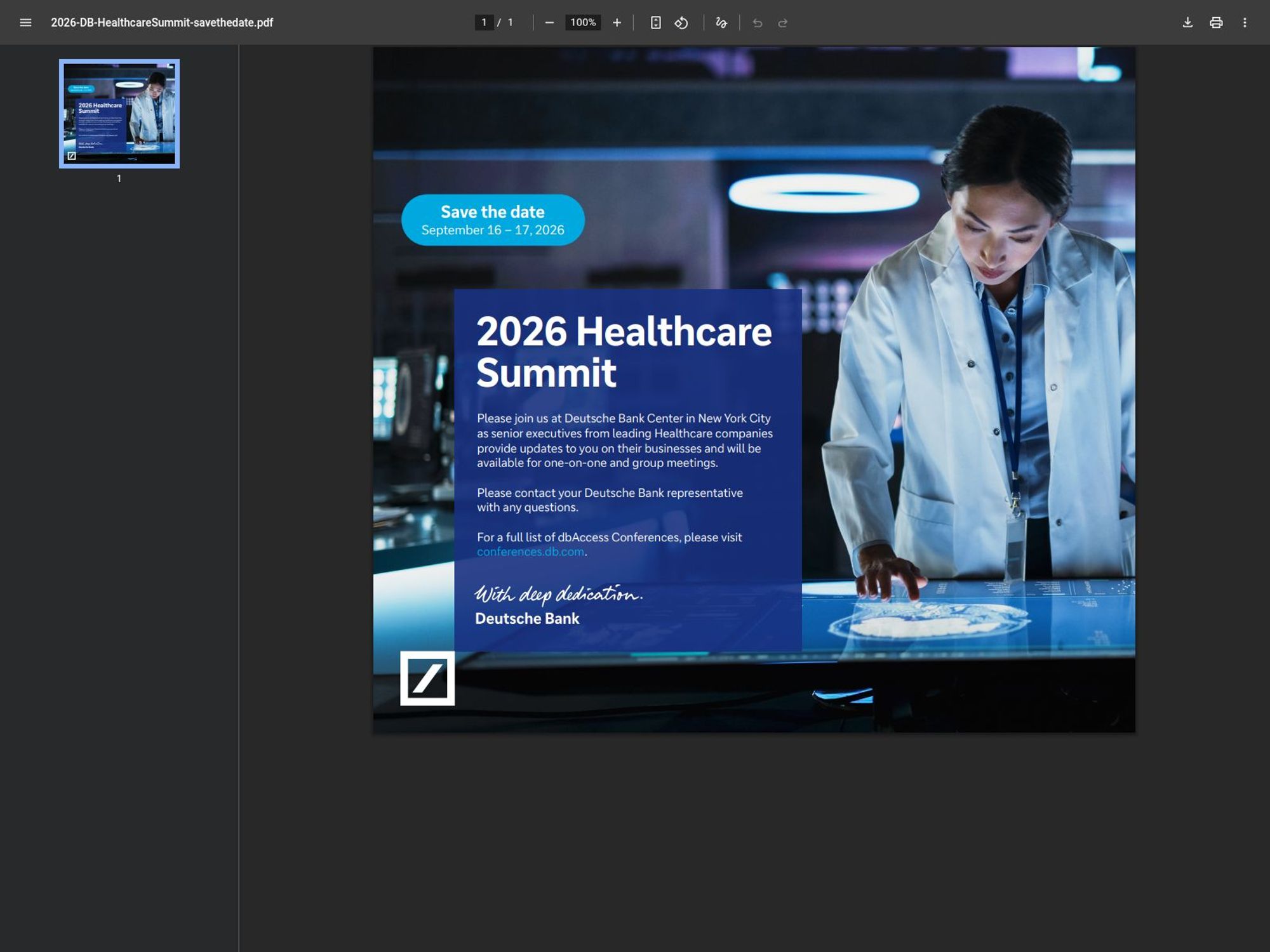 2026 Healthcare Summit website
