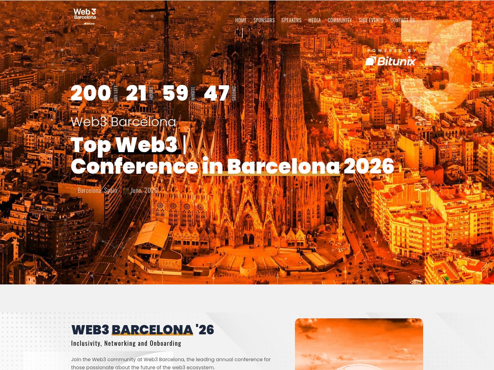 Web3 Barcelona 2026 website