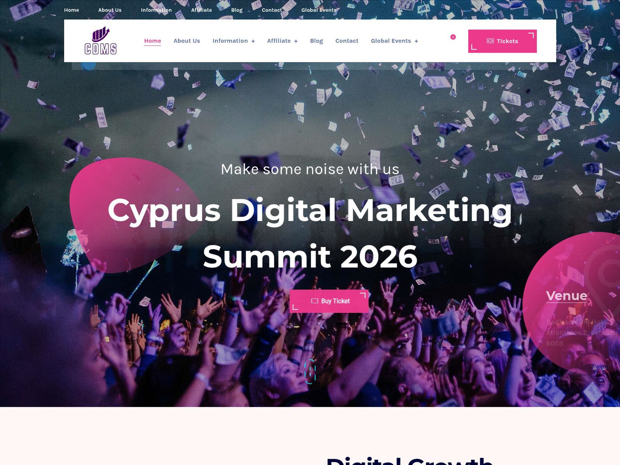 Cyprus Digital Marketing Summit 2026 website