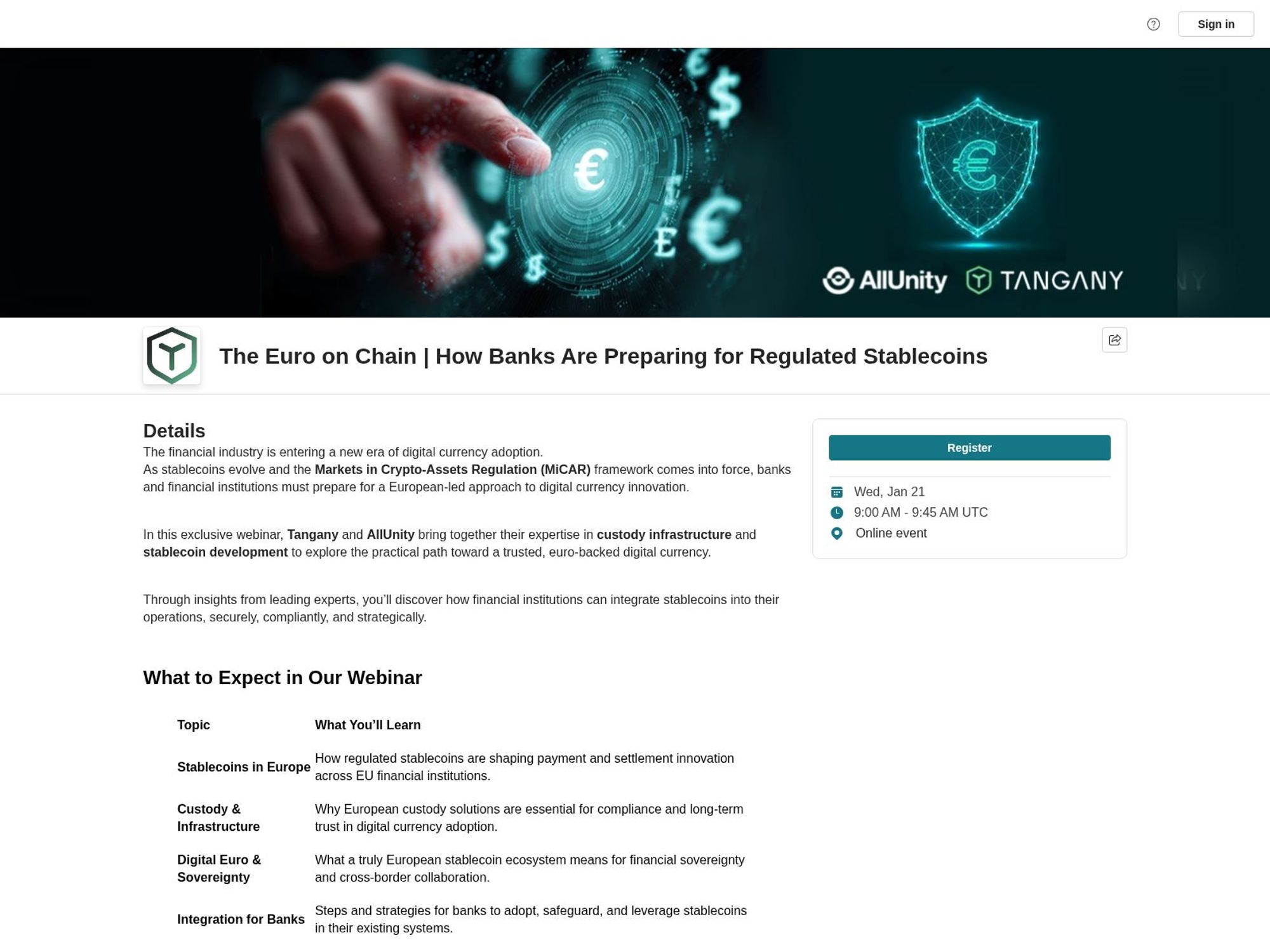 The Euro on Chain | How Banks Are Preparing for Regulated Stablecoins website