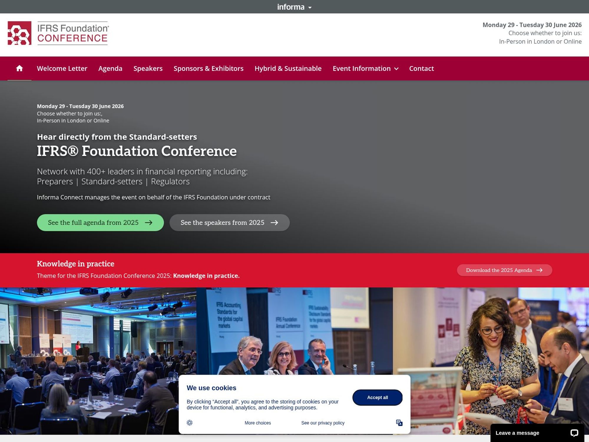 IFRS Foundation Conference website