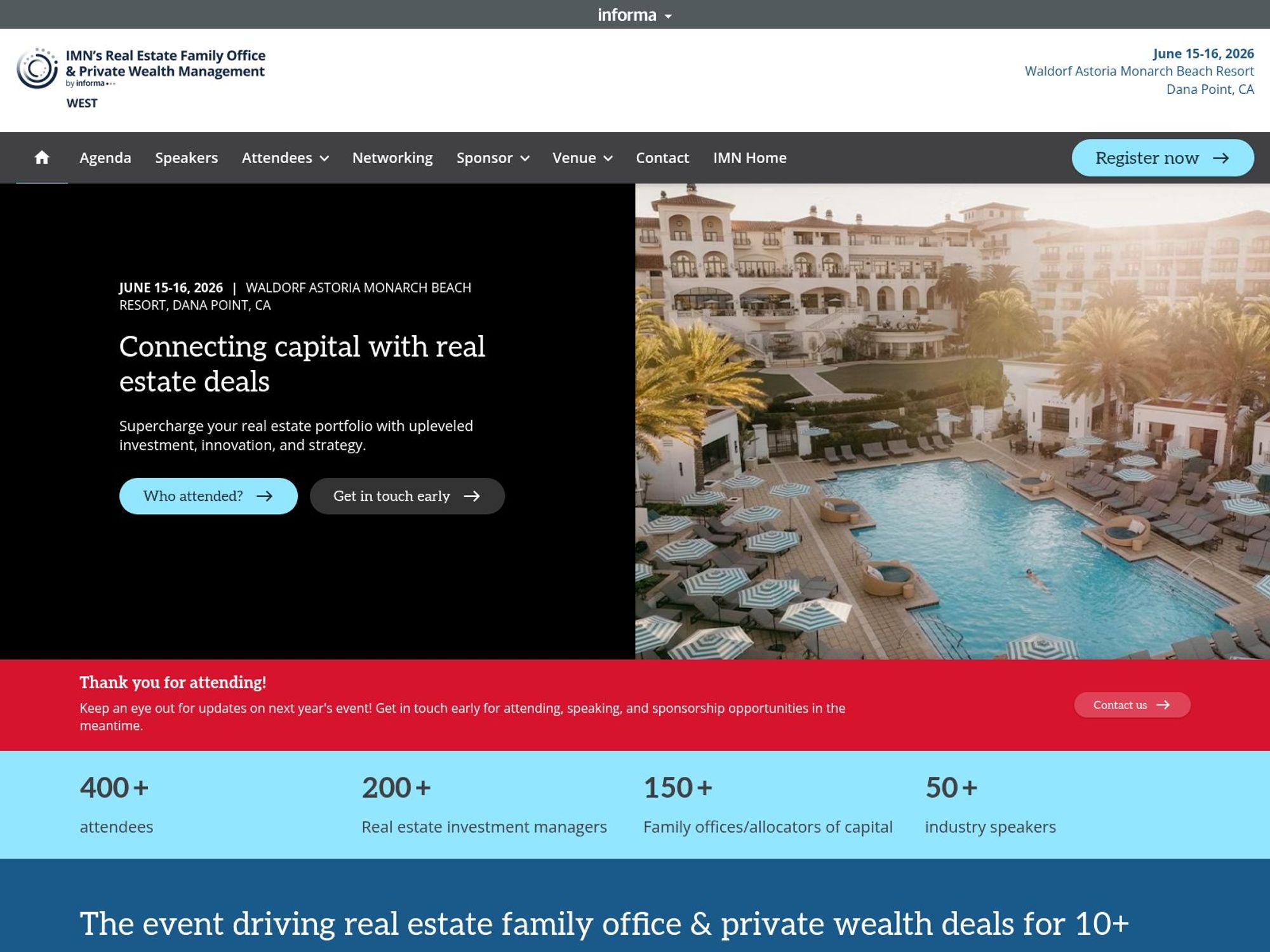 IMN Real Estate Family Office & Private Wealth West screenshot