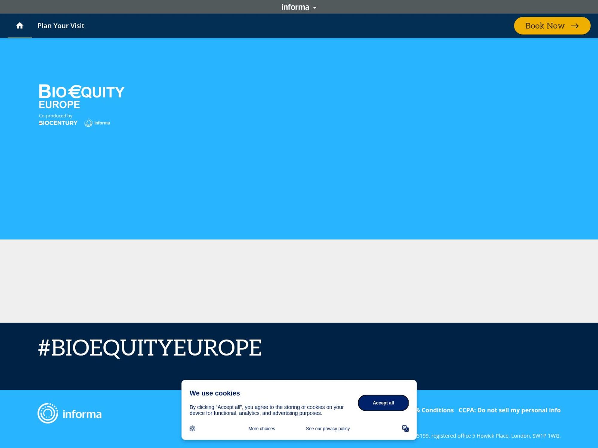 BioEquity Europe 2026 website