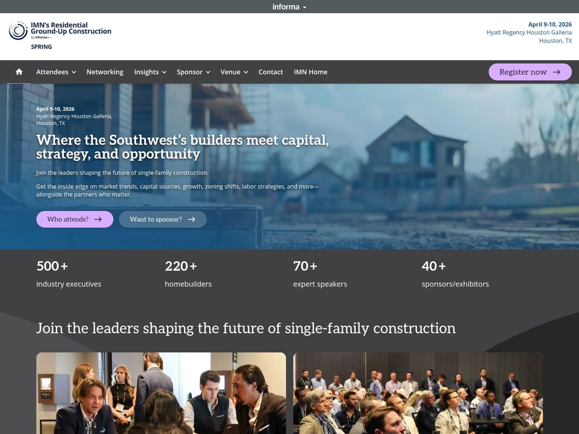 IMN Residential Ground‑Up Construction Spring website