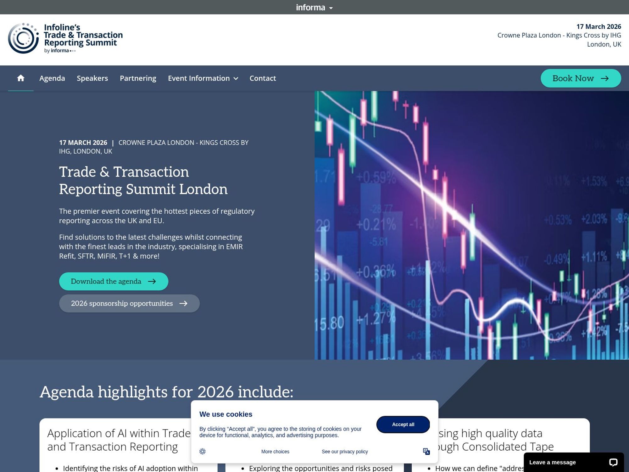 Trade & Transaction Reporting Summit website