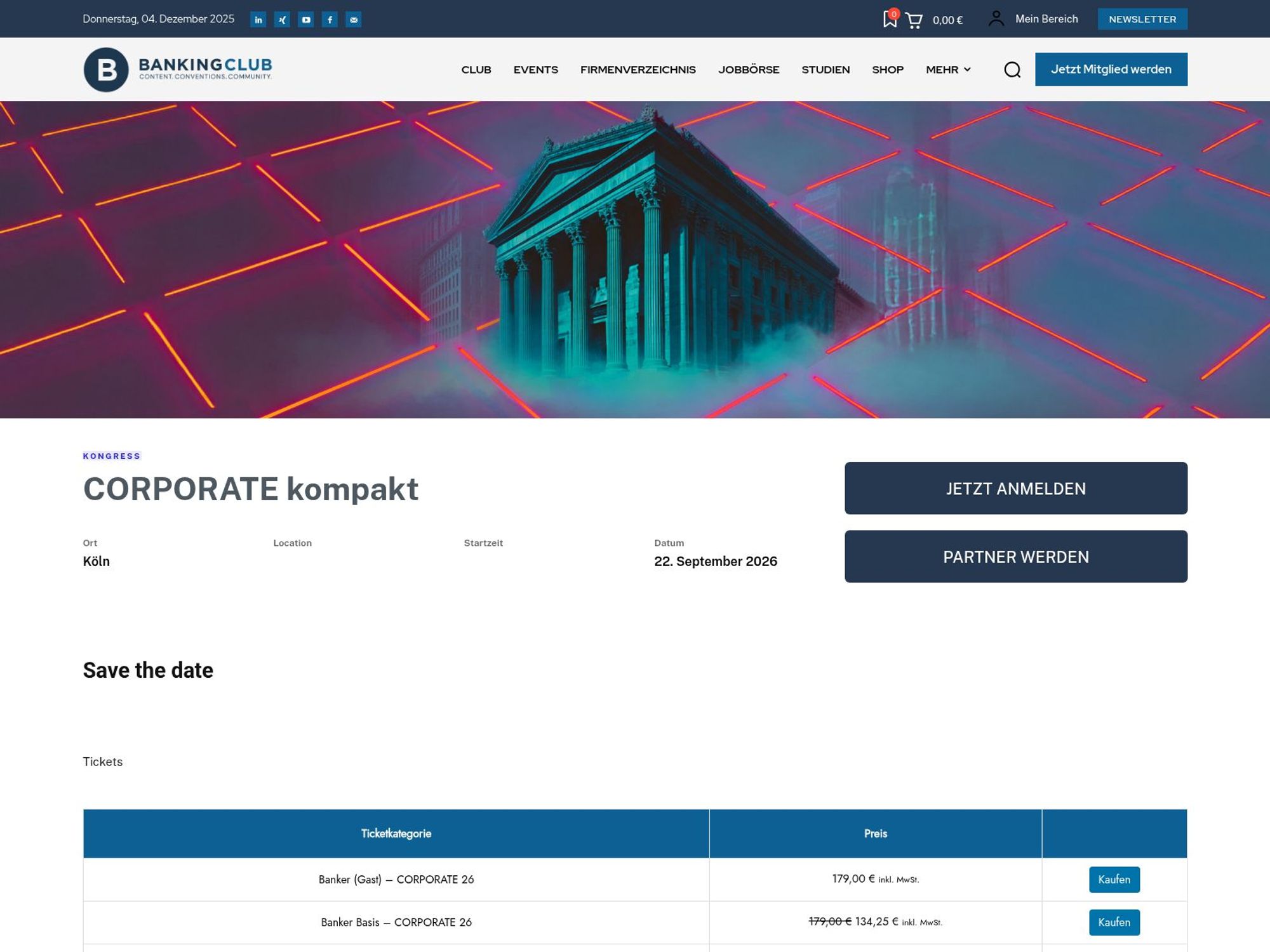 CORPORATE kompakt website