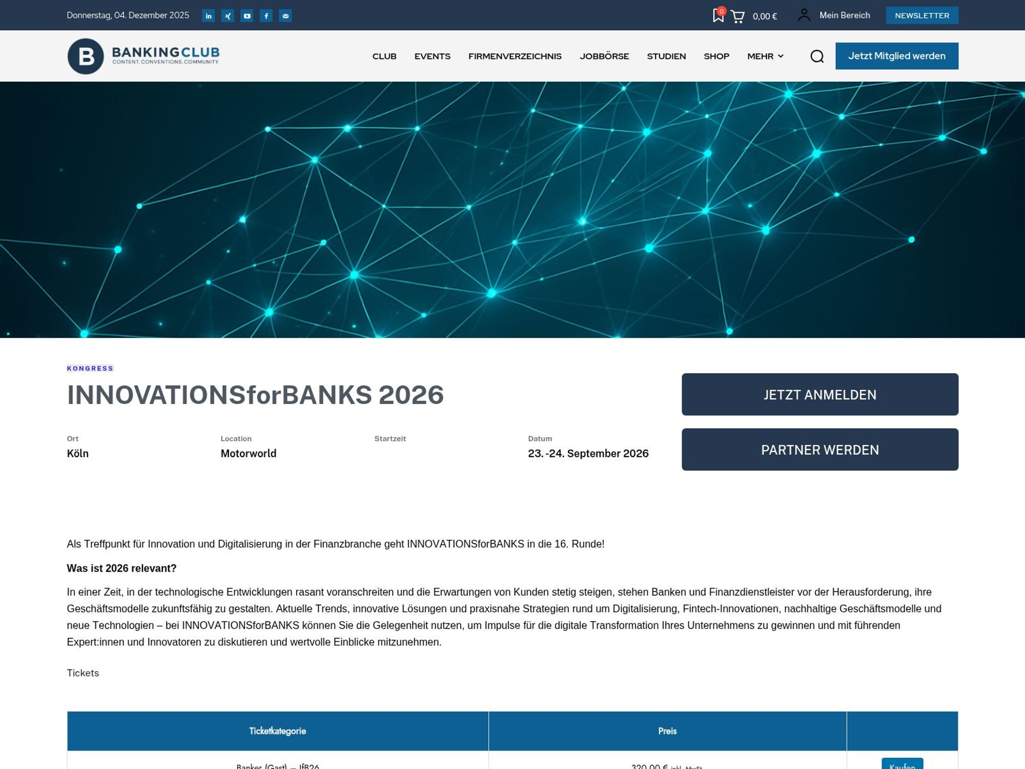 INNOVATIONSforBANKS 2026 website
