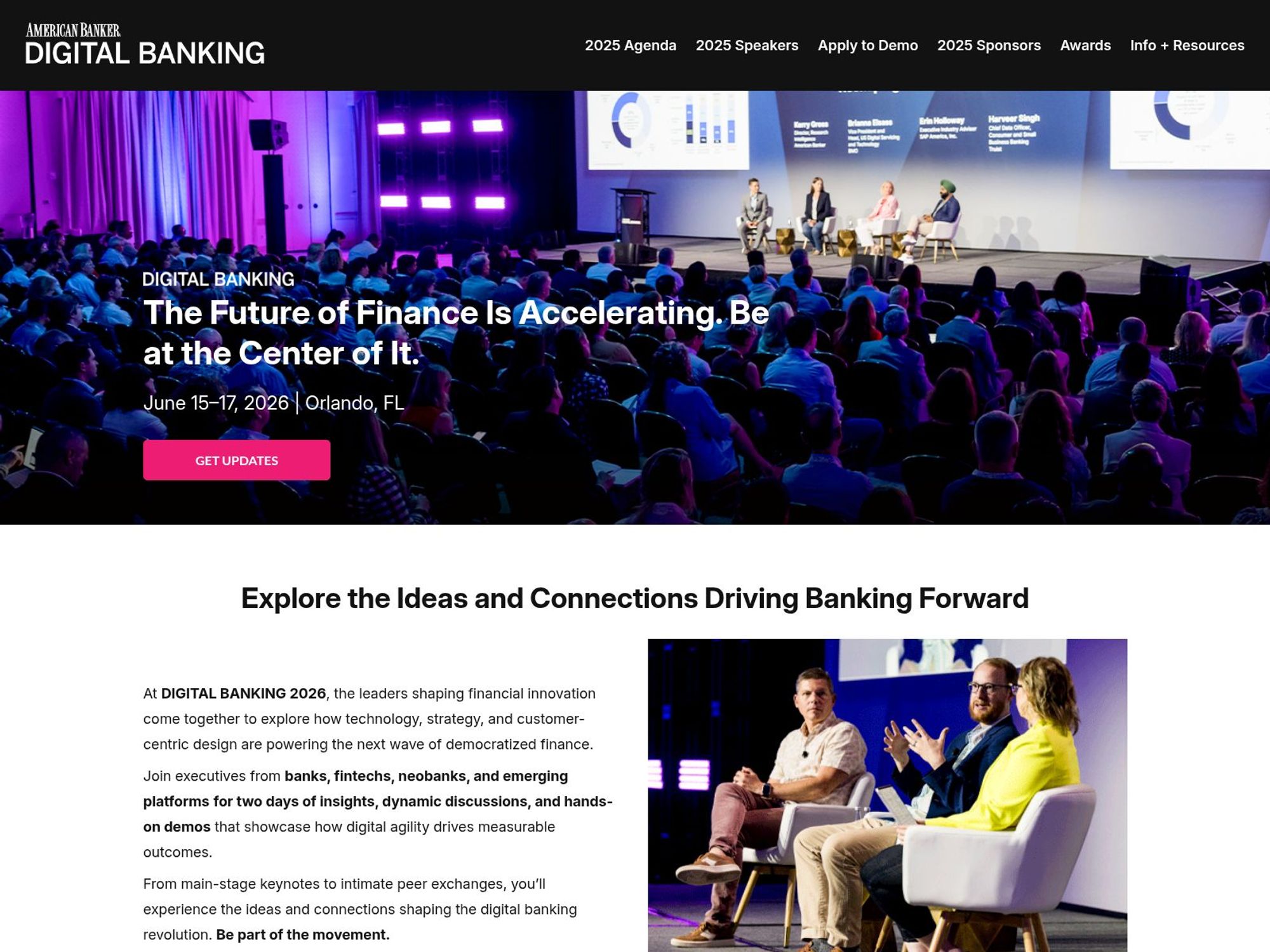 American Banker Digital Banking website