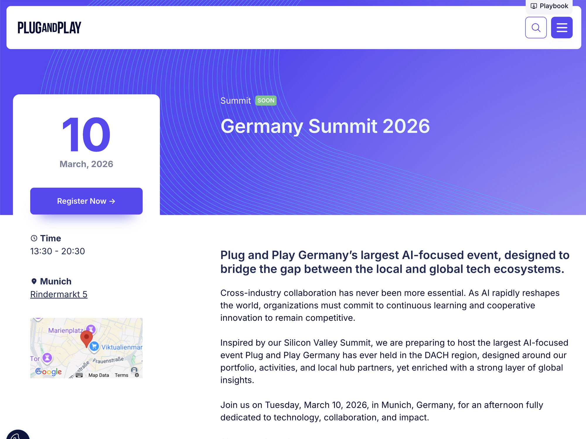 Germany Summit 2026 website