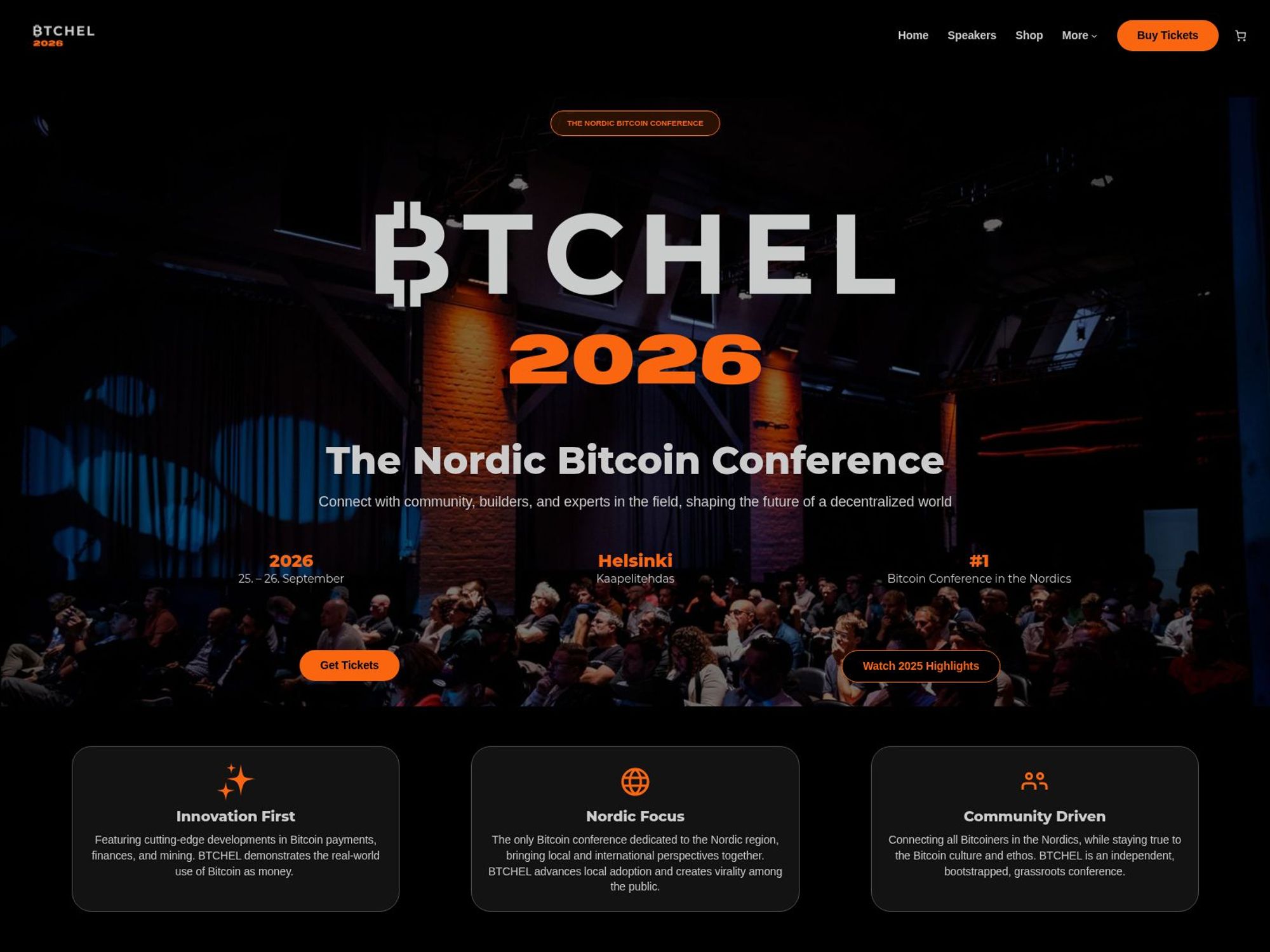 BTCHEL 2026 website