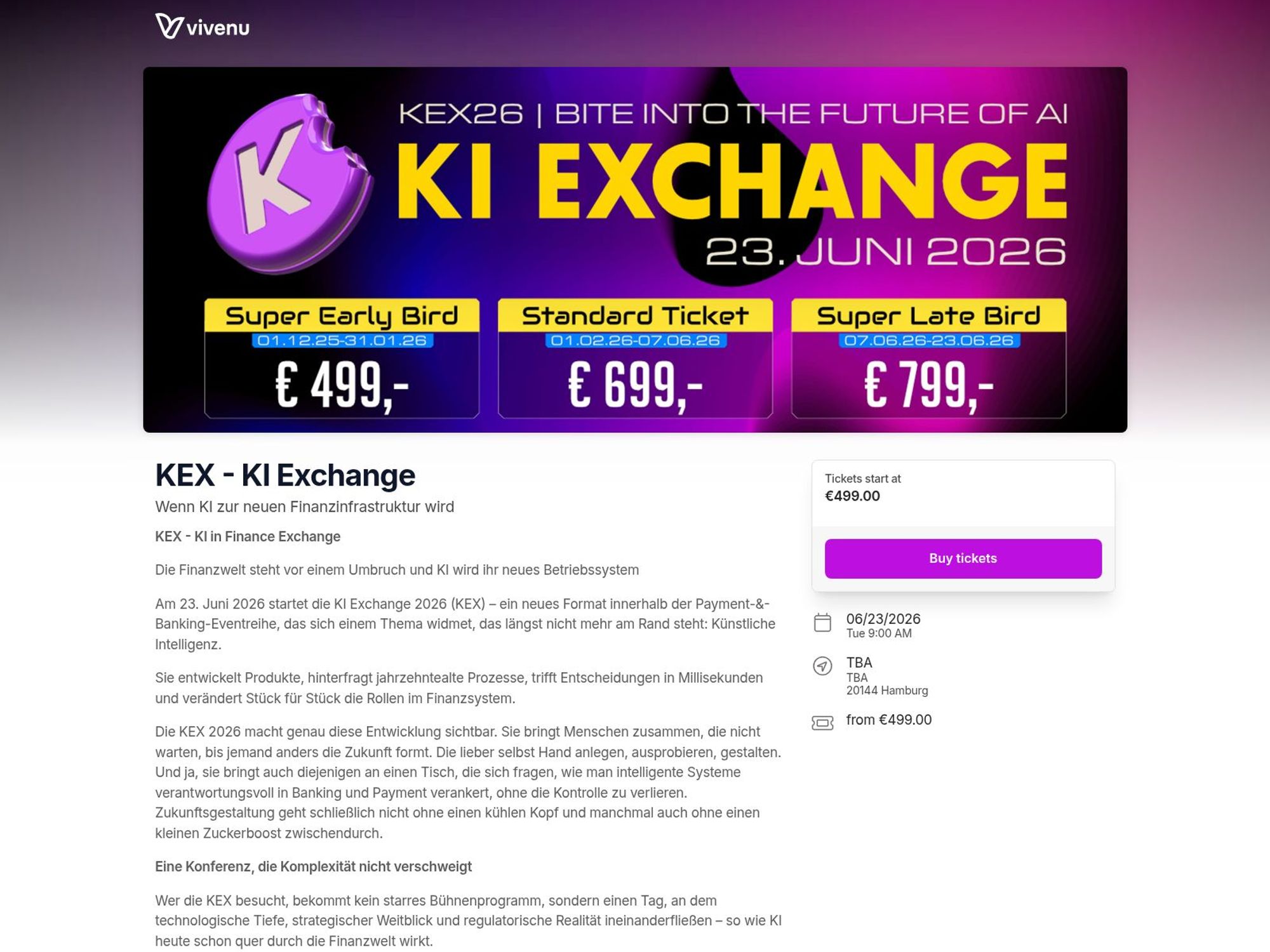KEX - KI Exchange website