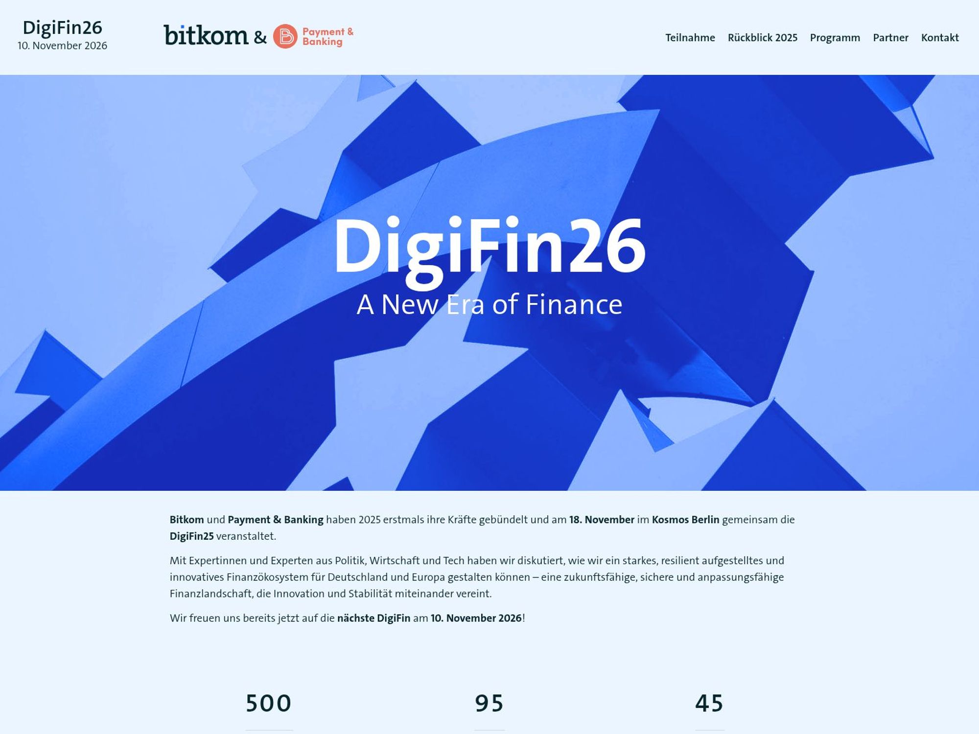 DigiFin26 website