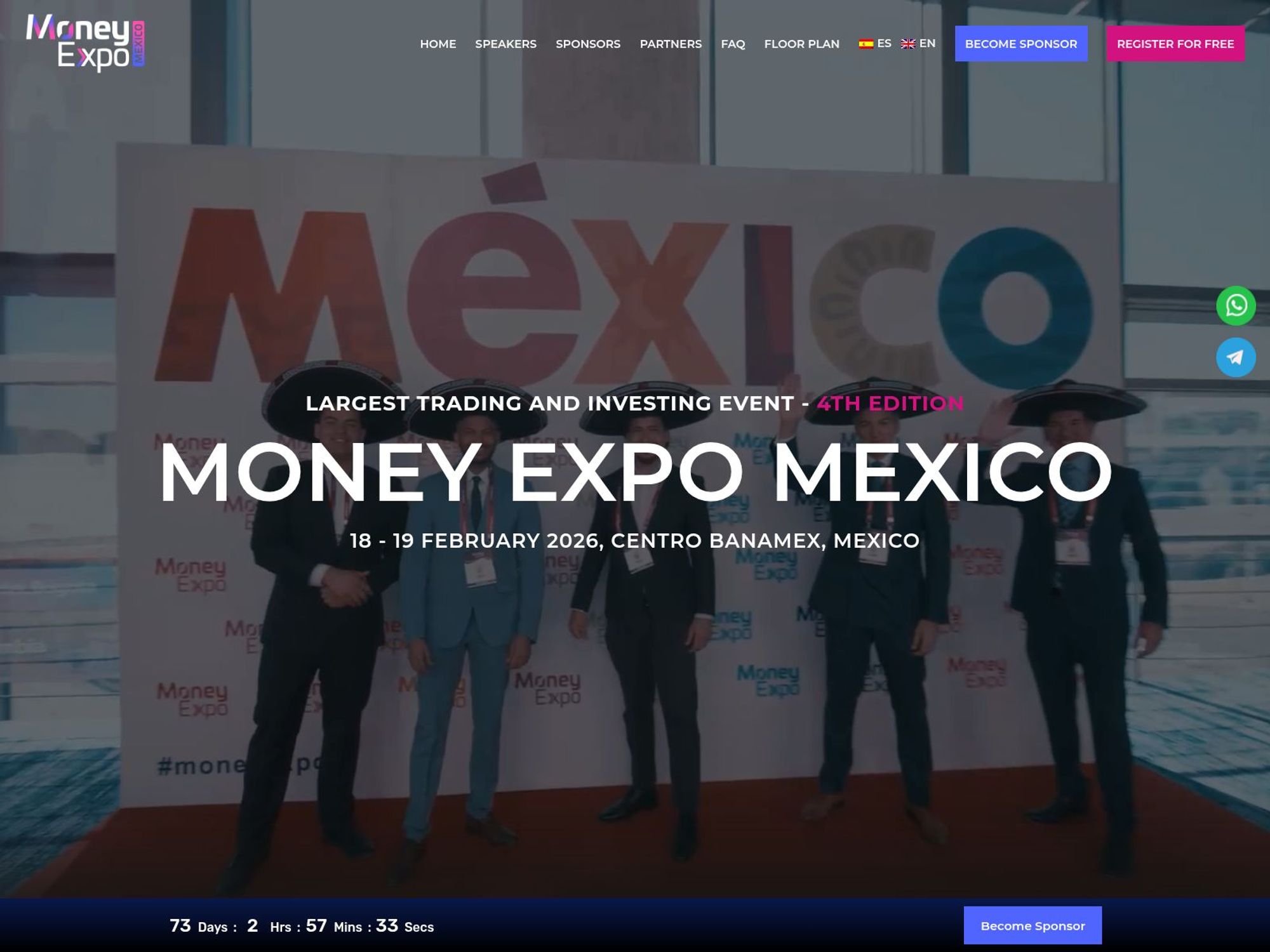 Money Expo Mexico website