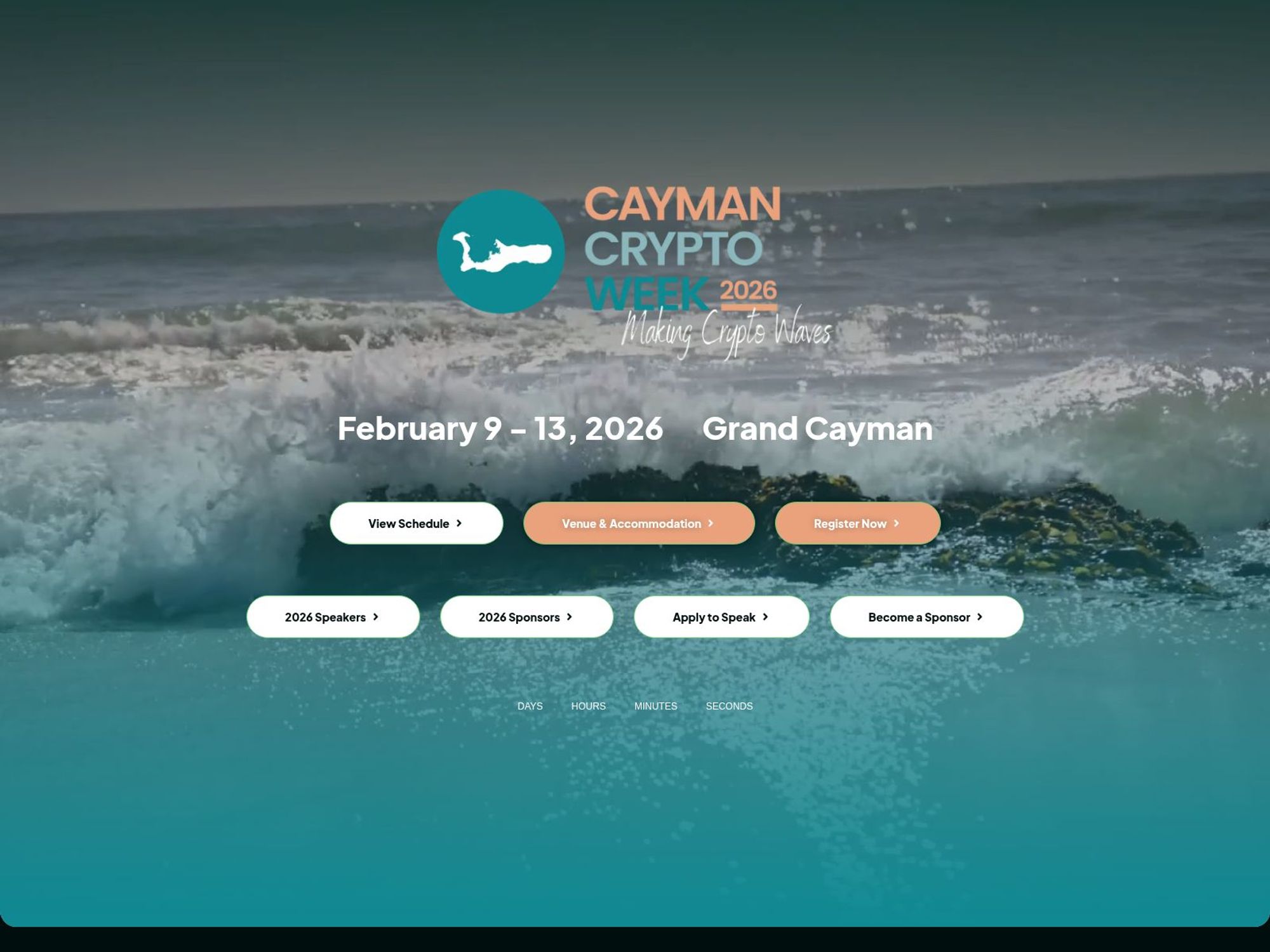 Cayman Crypto Week 2026 website
