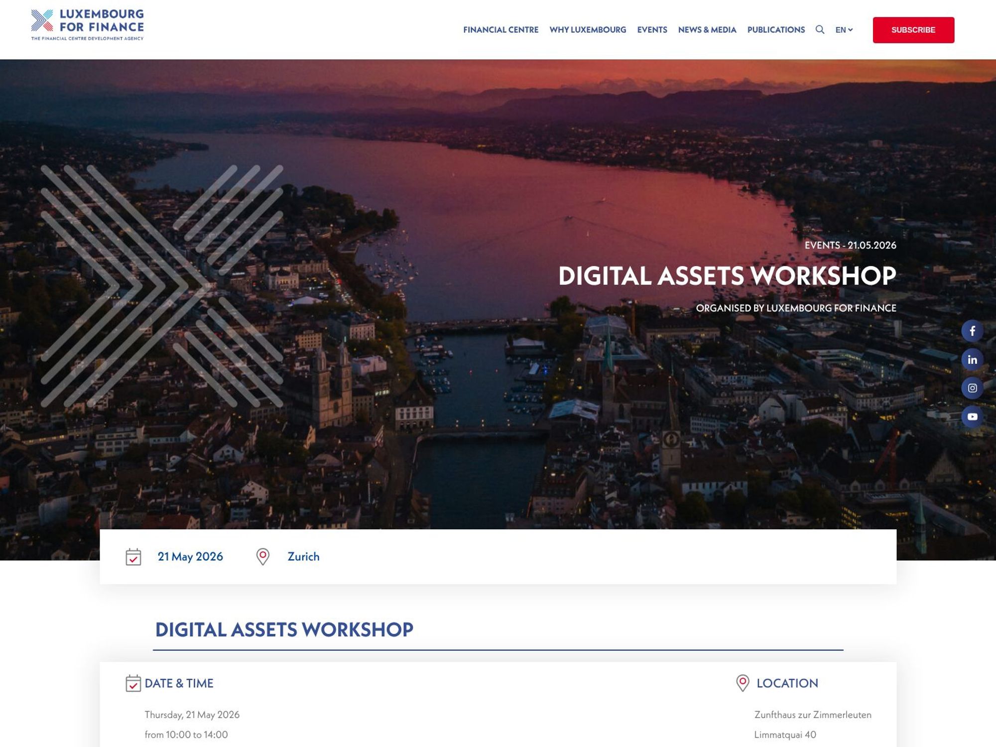 Digital Assets Workshop website