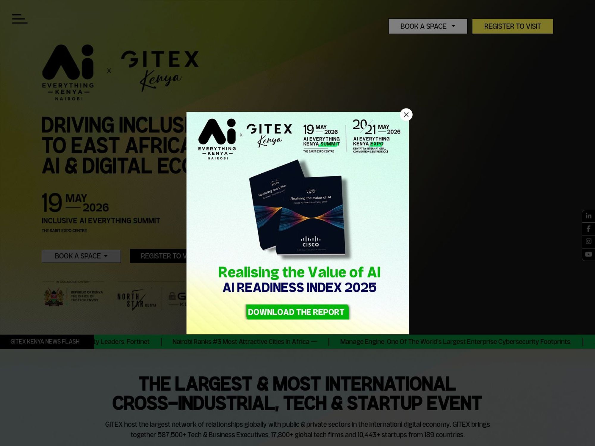 AI Everything Kenya x Gitex Kenya website