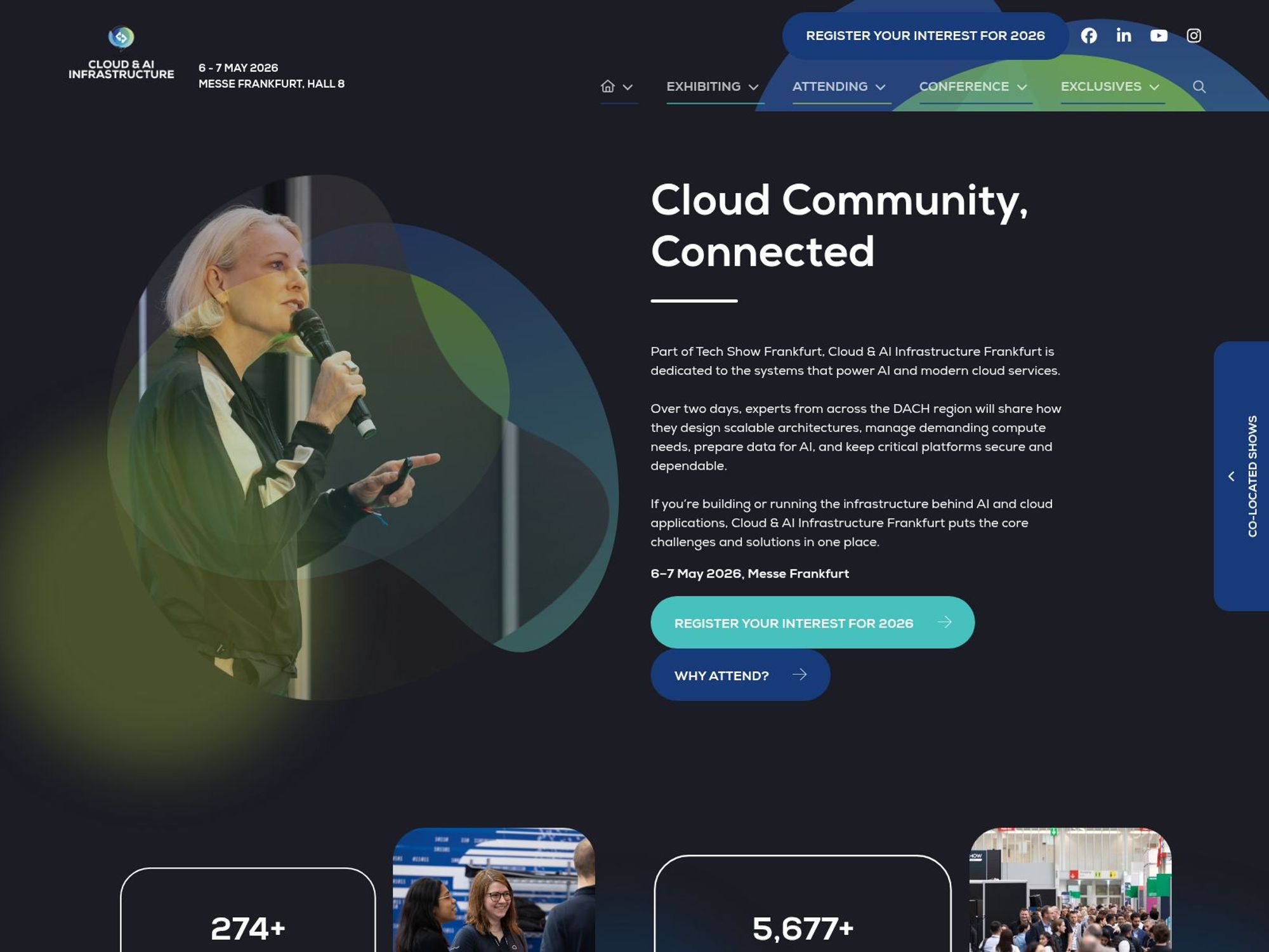 Cloud & AI Infrastructure Frankfurt website