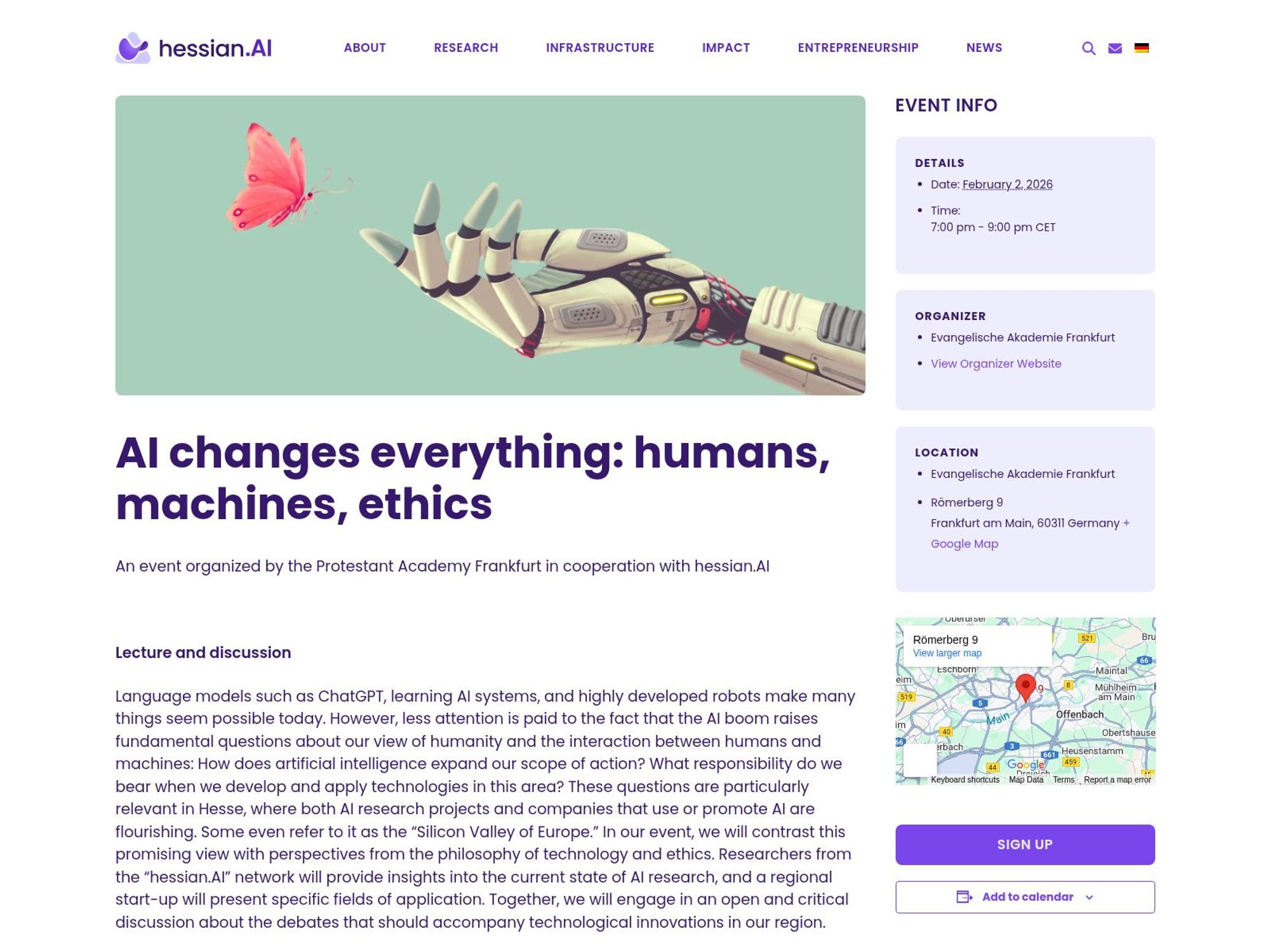 AI changes everything: humans, machines, ethics website