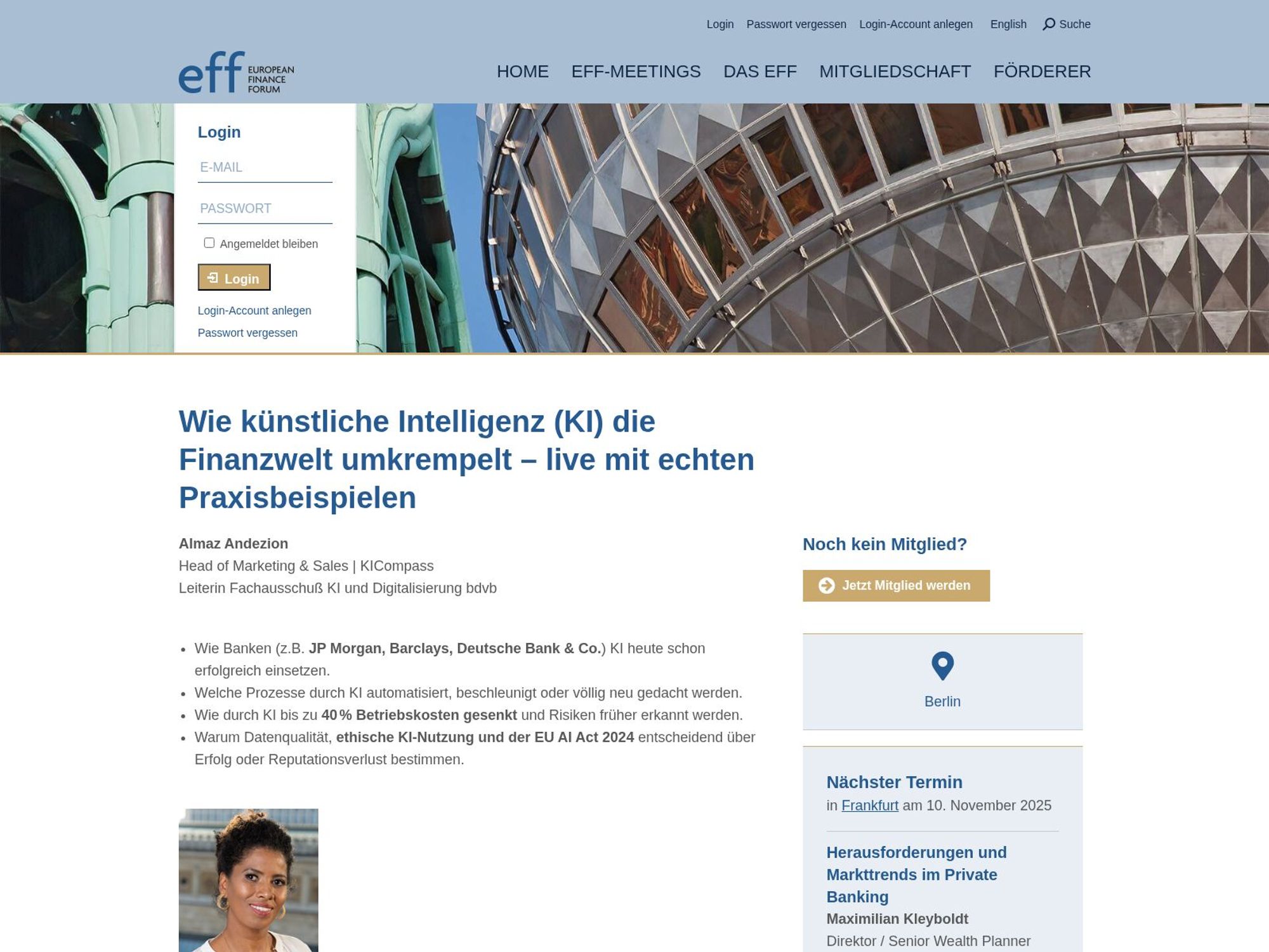 Wie künstliche Intelligenz (KI) die Finanzwelt umkrempelt website