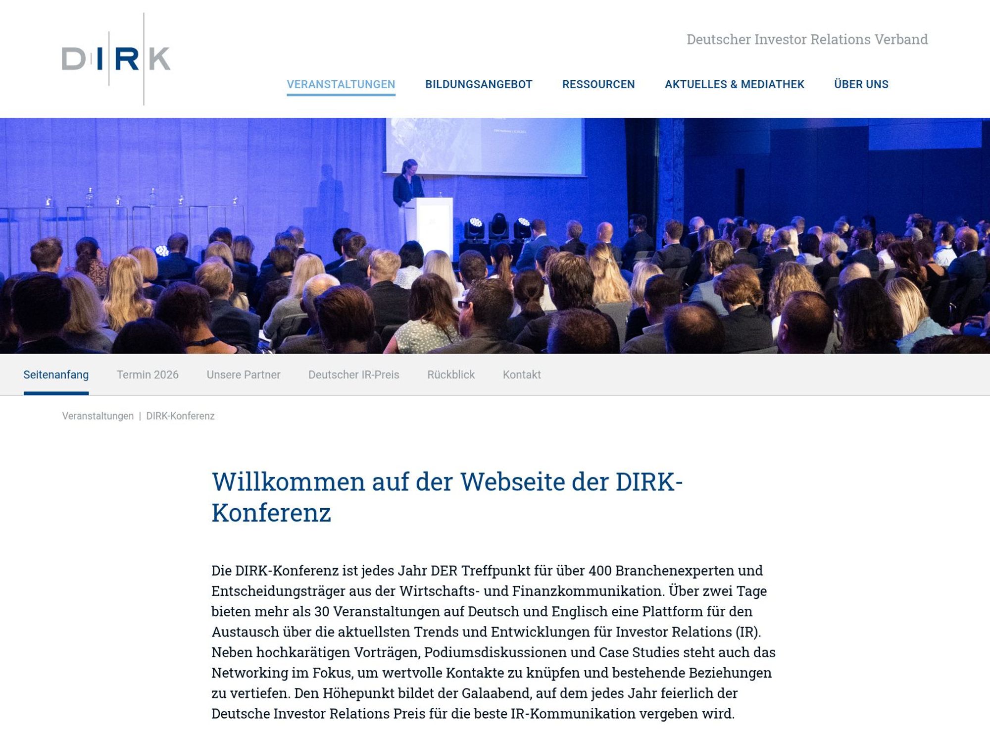 29. DIRK-Konferenz website
