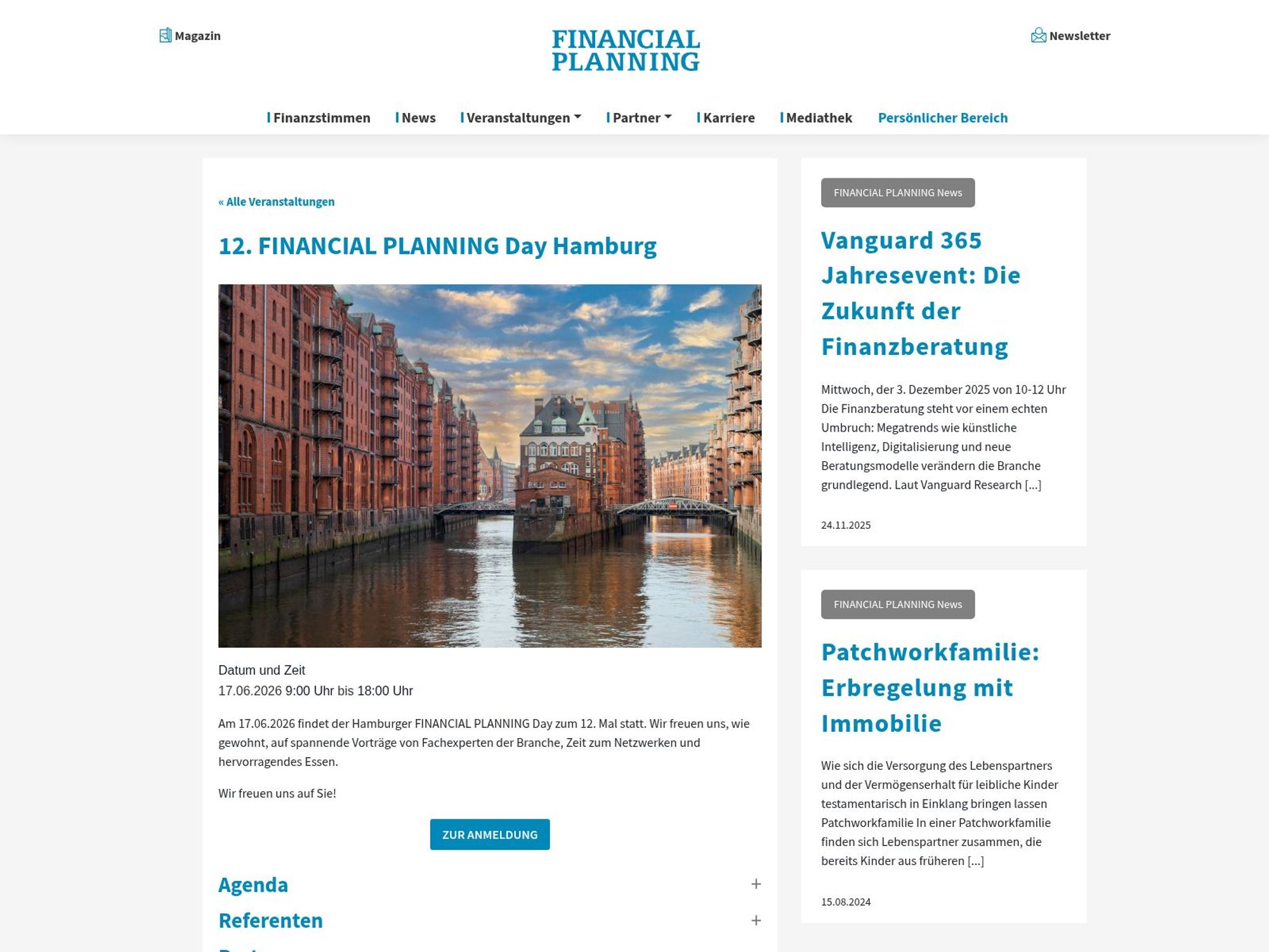 12. FINANCIAL PLANNING Day Hamburg website