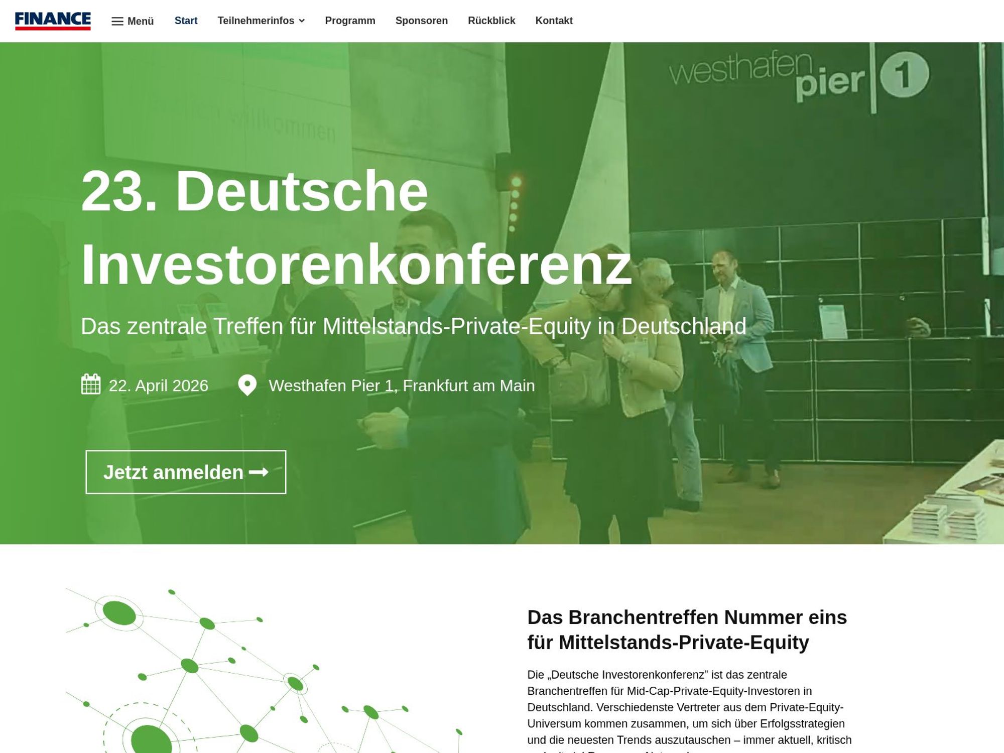 23. Deutsche Investorenkonferenz website