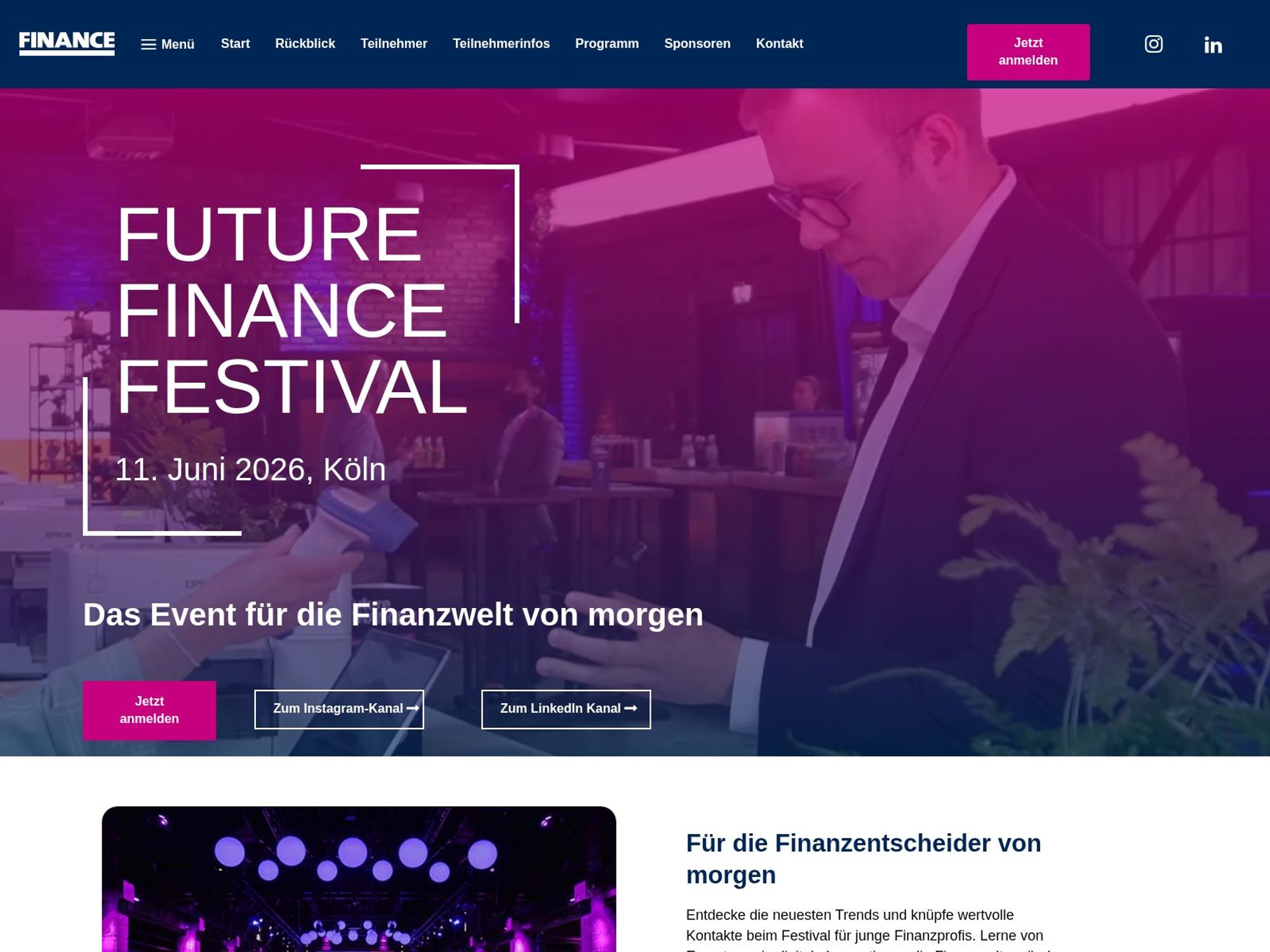 FUTURE FINANCE FESTIVAL website