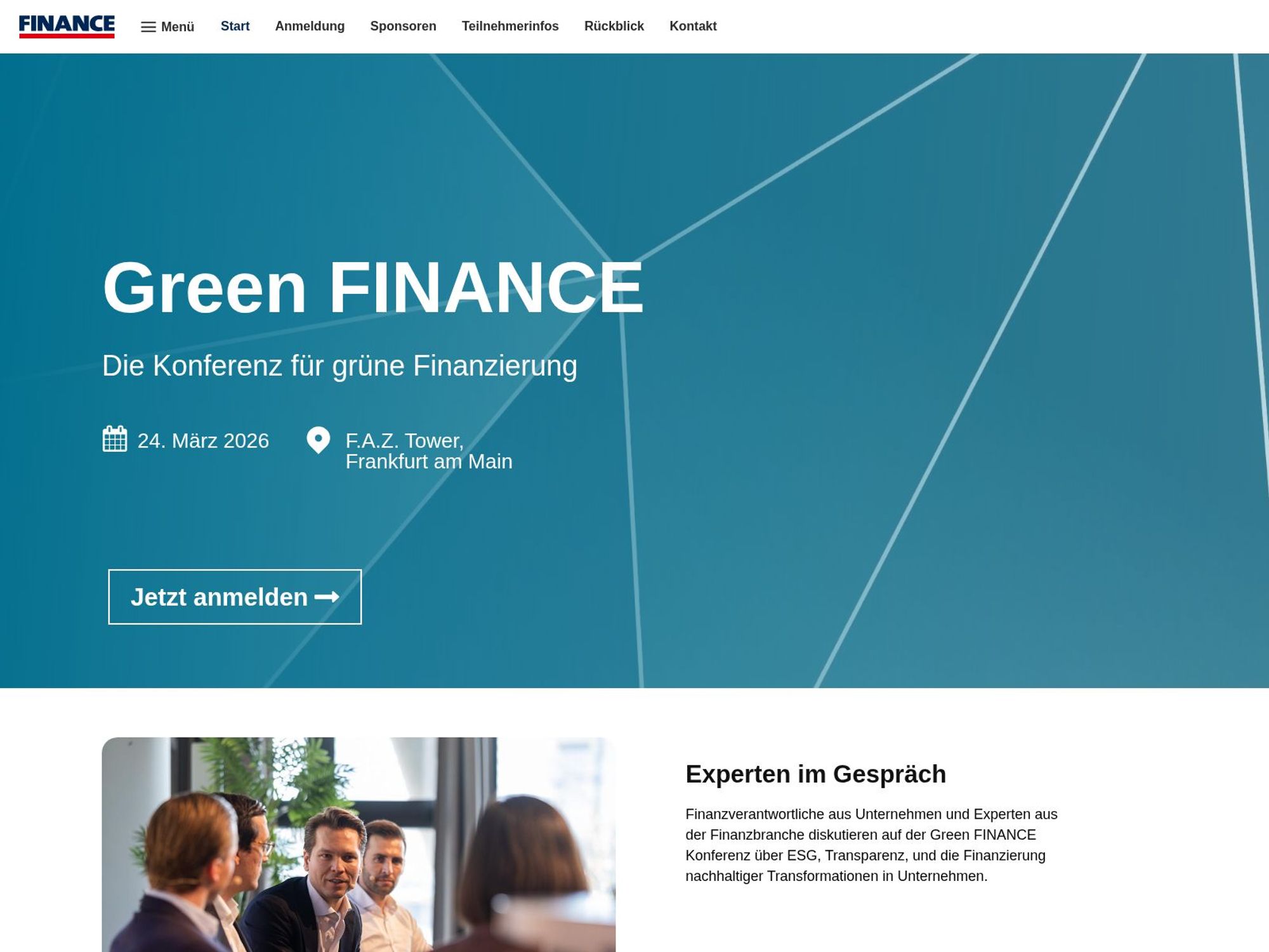 Green FINANCE 2026 screenshot