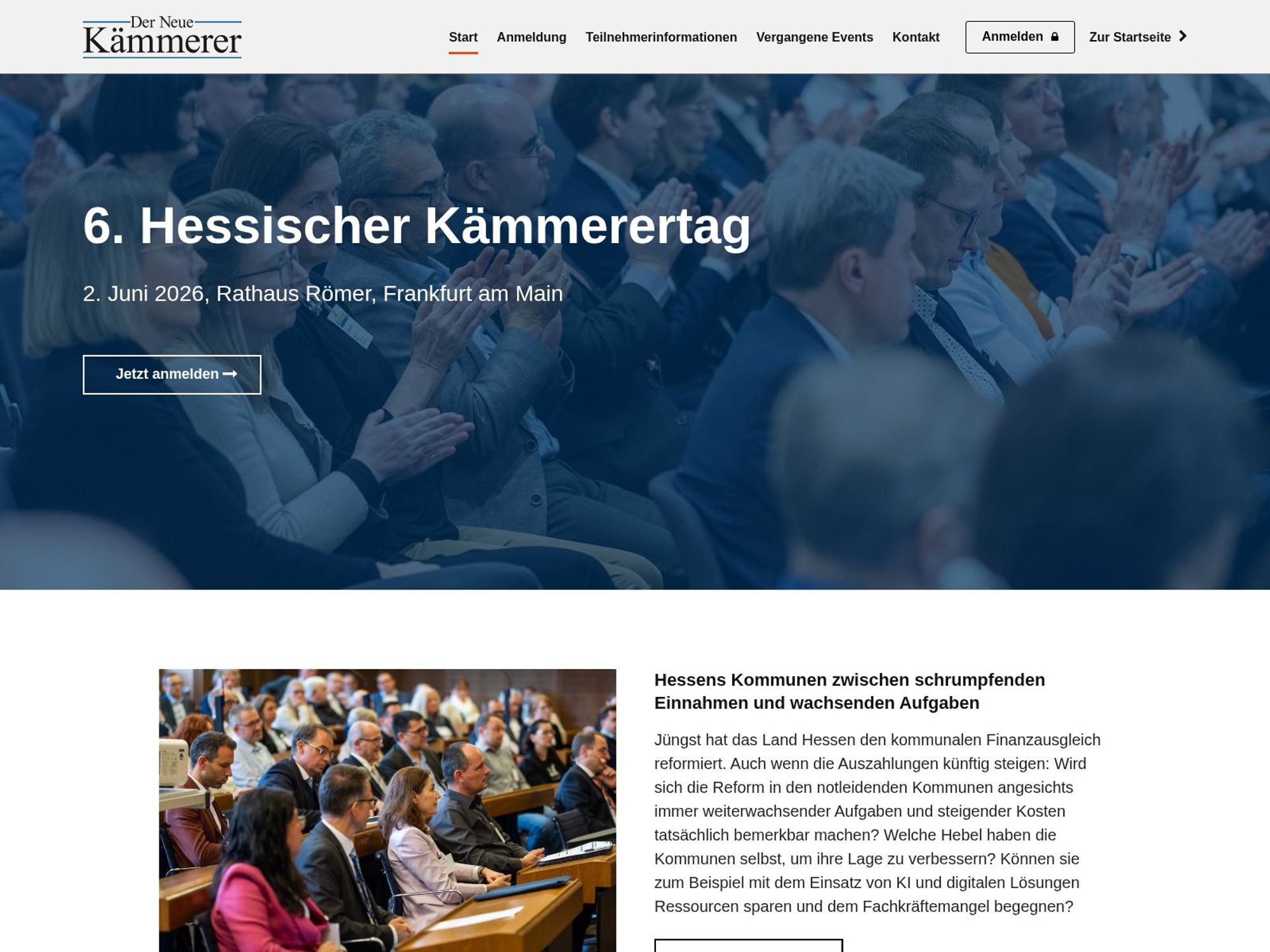Hessischer Kämmerertag website