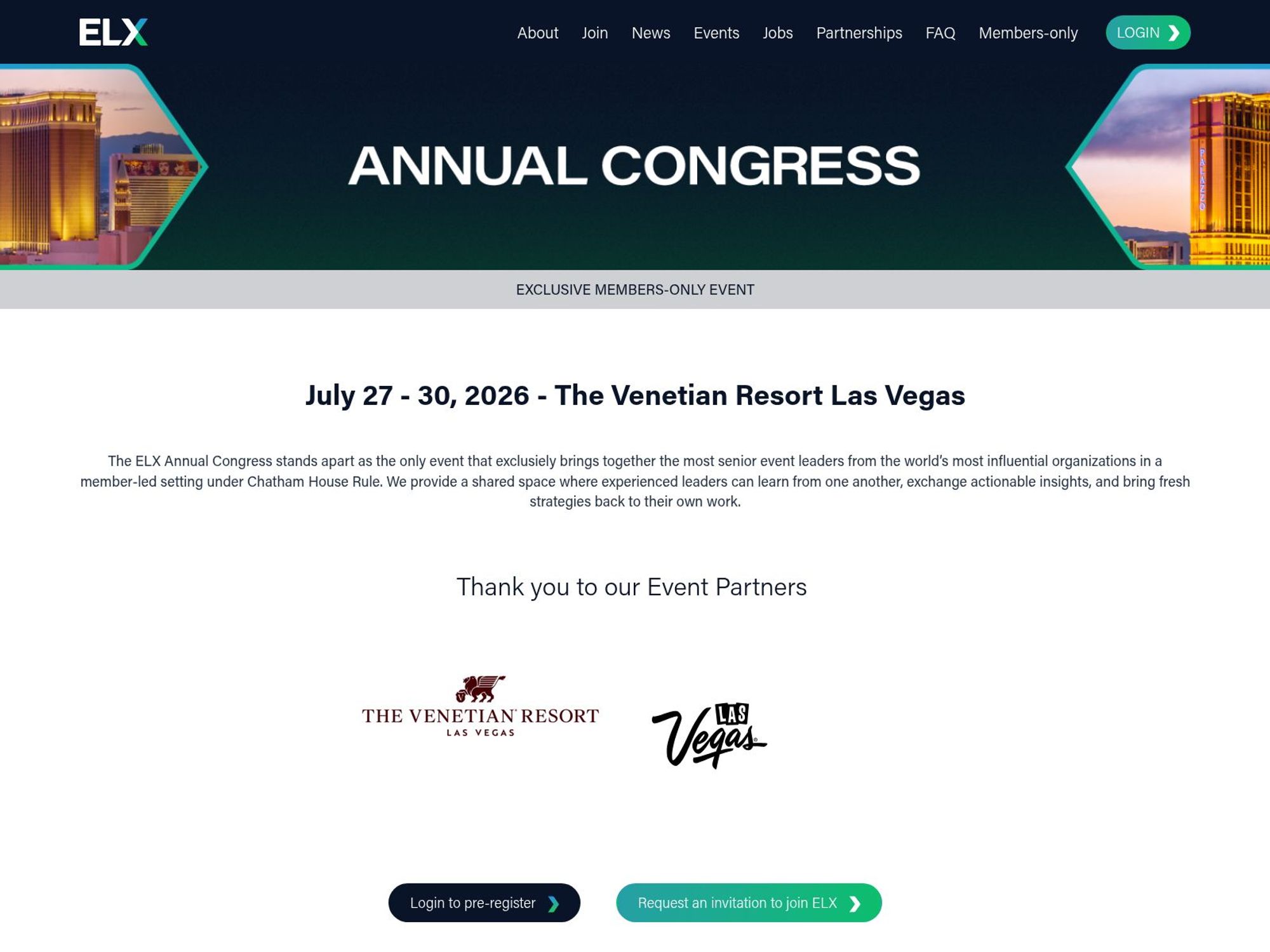 ELX Annual Congress 2026 website