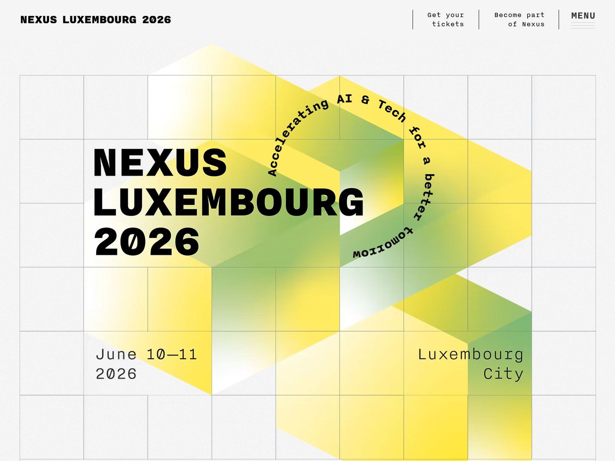 Nexus Luxembourg 2026 website